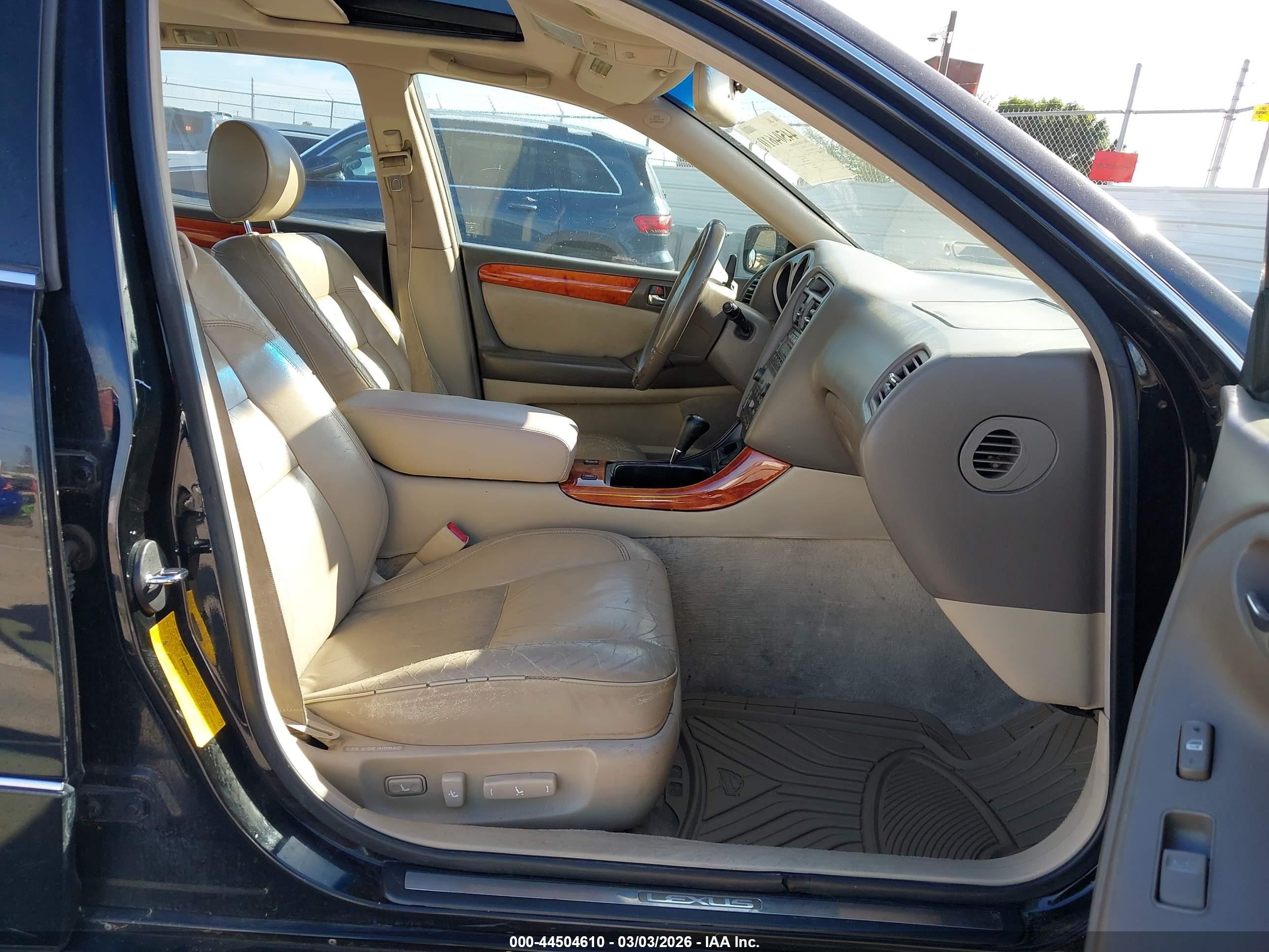 2002 Lexus Gs 300   Black vin: JT8BD69S220161861