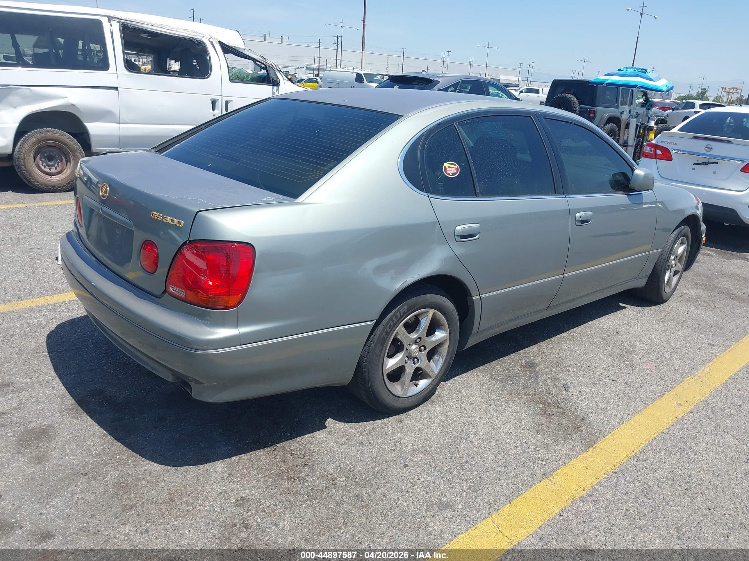 2002 Lexus Gs 300   Бежевый vin: JT8BD69S220162038