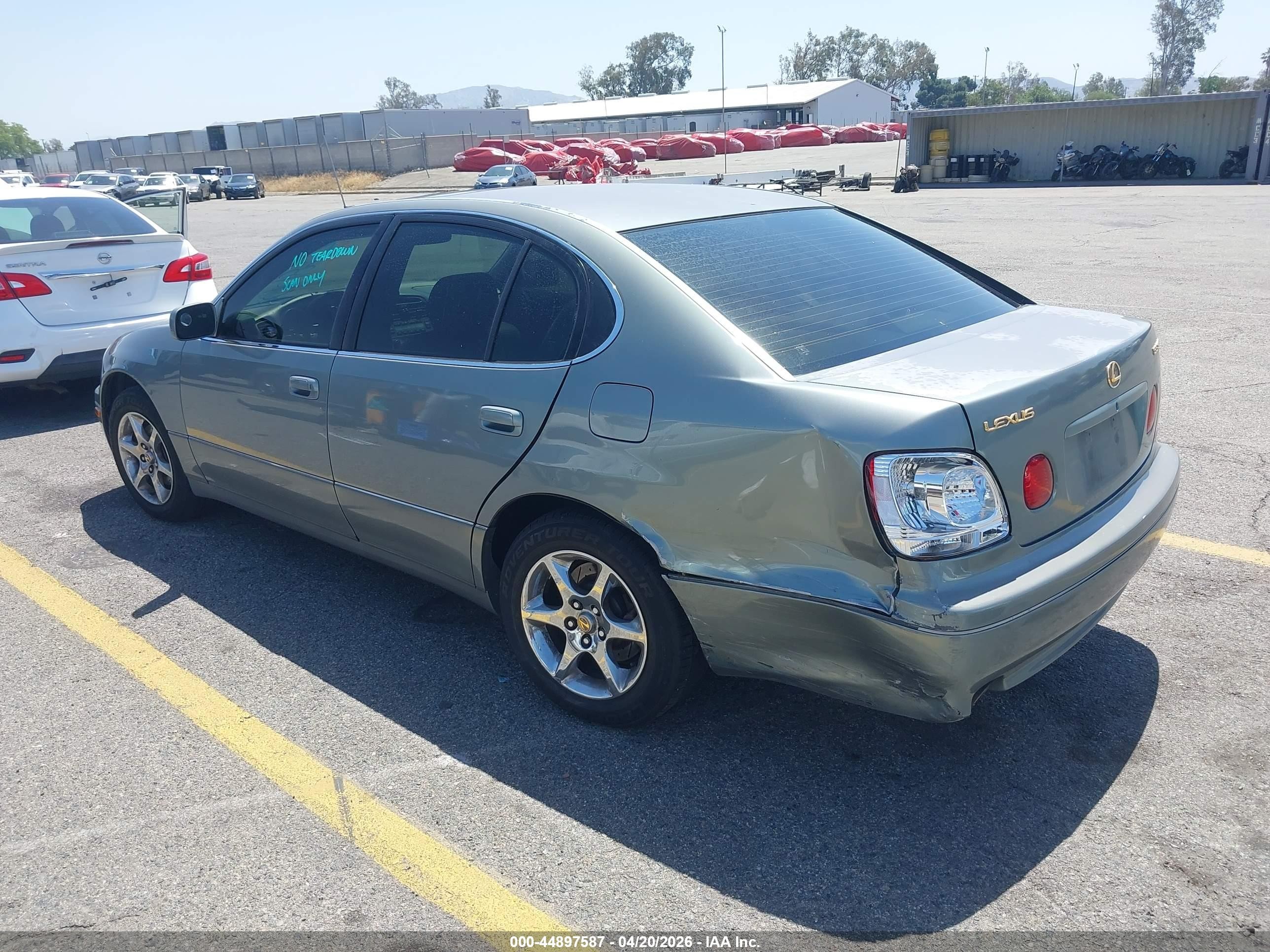 2002 Lexus Gs 300   Бежевый vin: JT8BD69S220162038