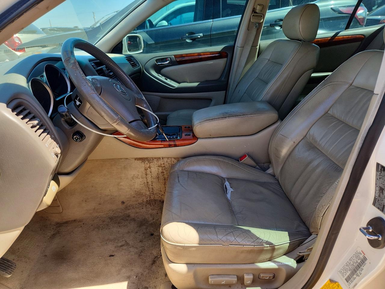 2002 Lexus Gs 300 White vin: JT8BD69S220167790