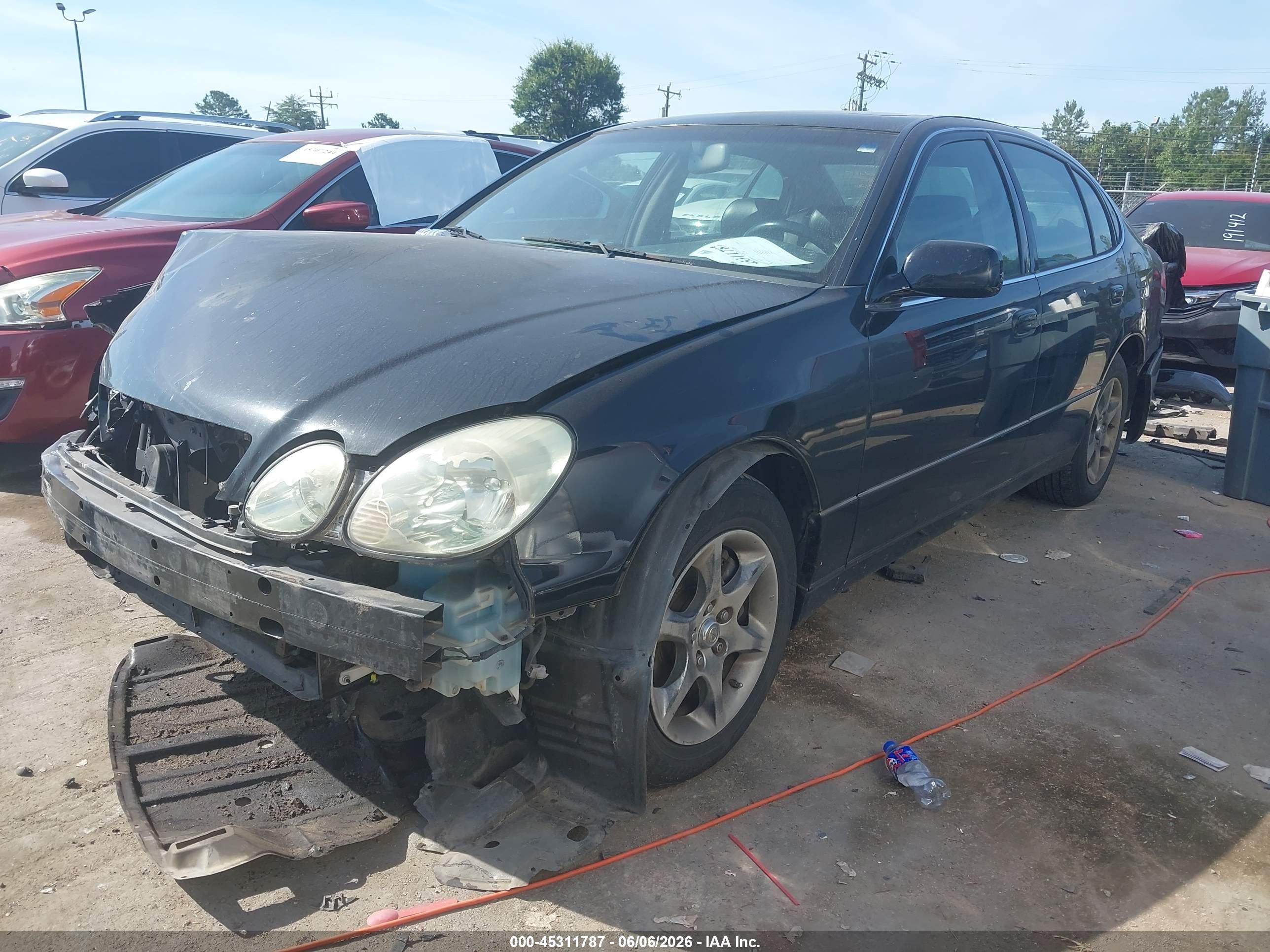 2002 Lexus Gs 300 Black vin: JT8BD69S220173136