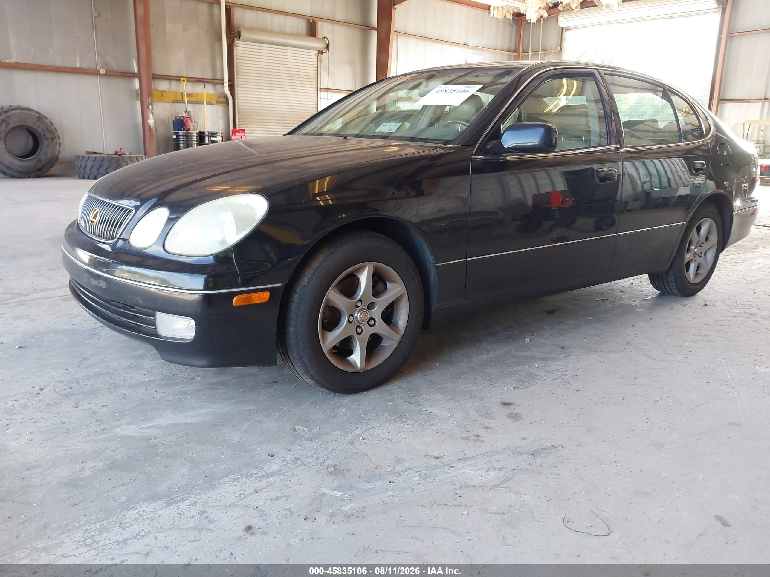 2001 Lexus Gs 300 Черный vin: JT8BD69S310144744