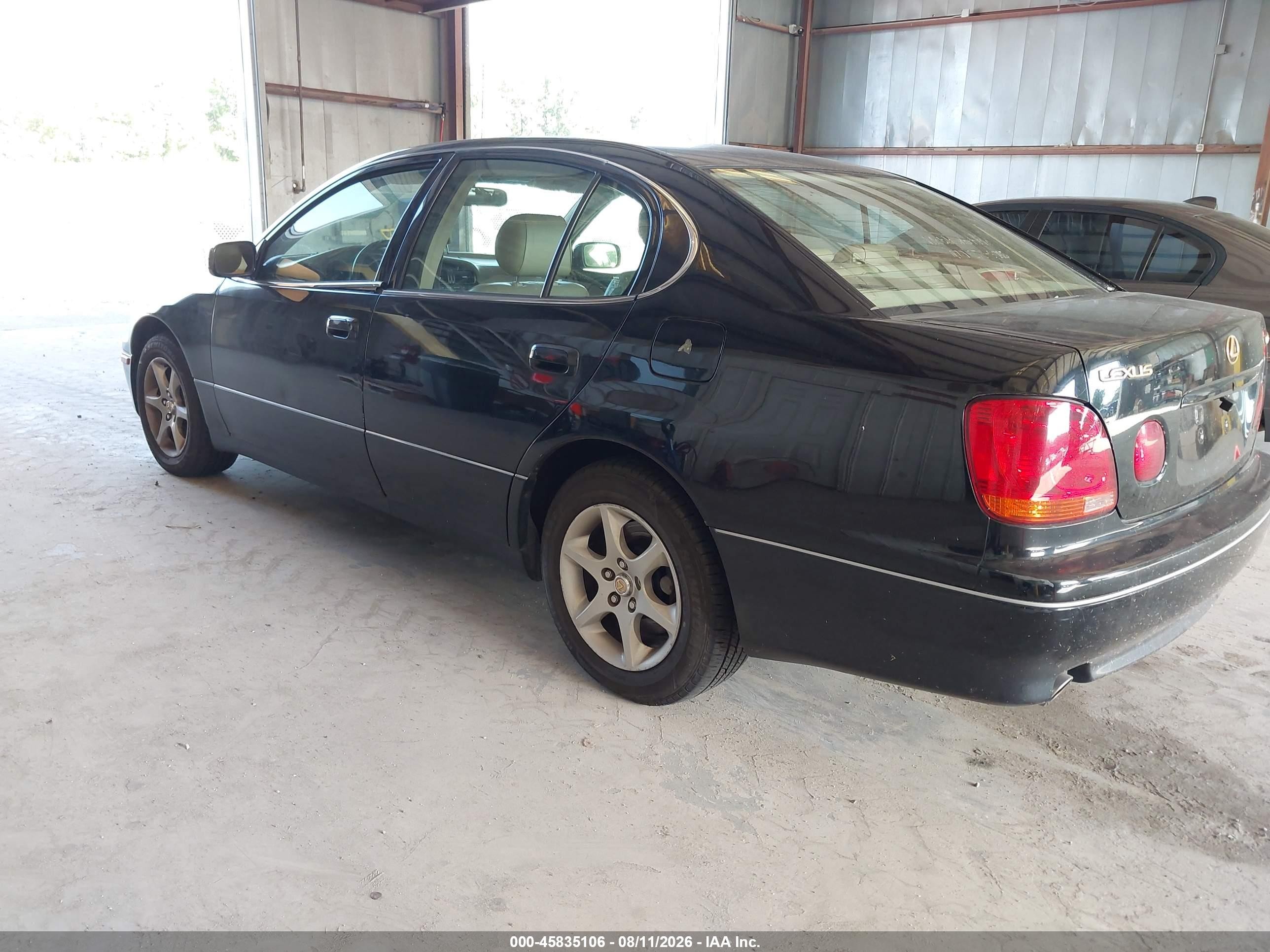 2001 Lexus Gs 300 Черный vin: JT8BD69S310144744
