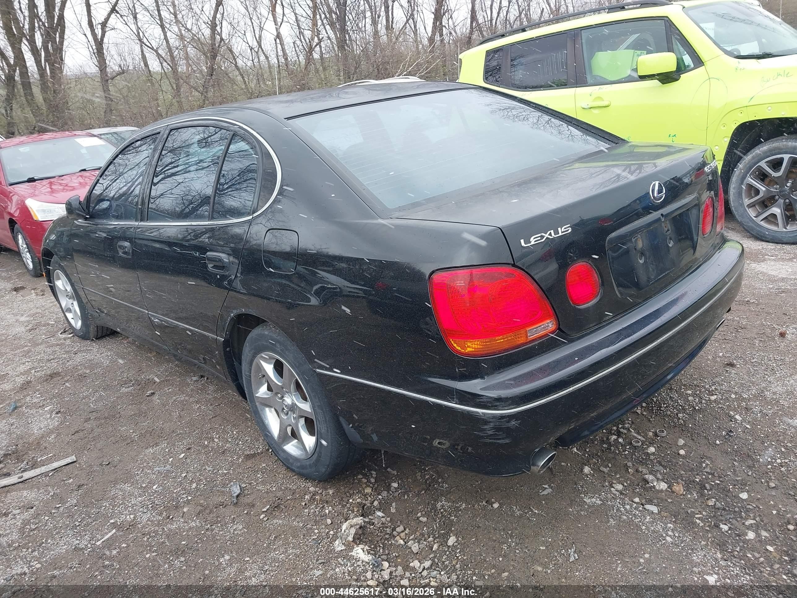 2002 Lexus Gs 300   Черный vin: JT8BD69S320161898