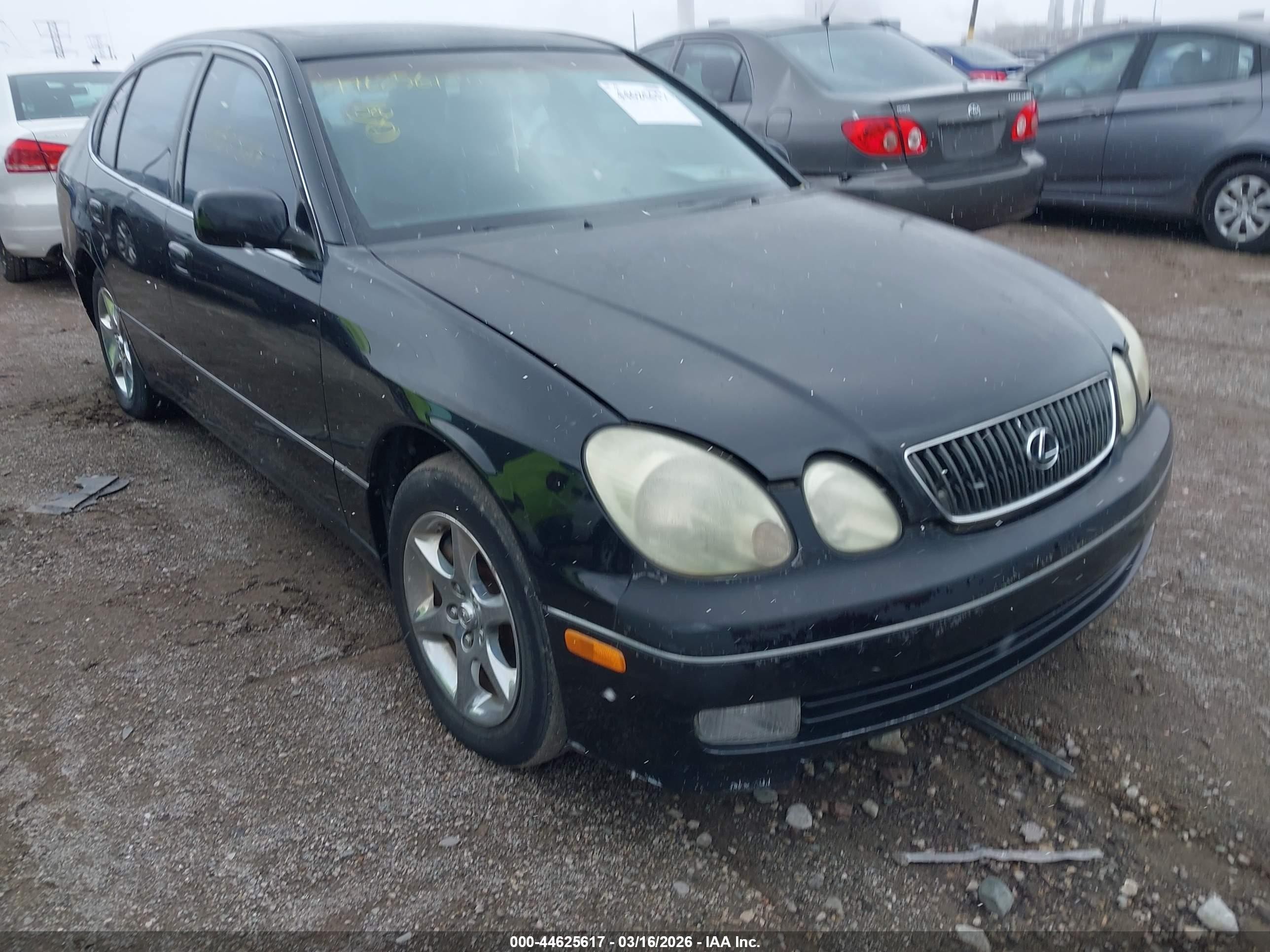 2002 Lexus Gs 300   Черный vin: JT8BD69S320161898