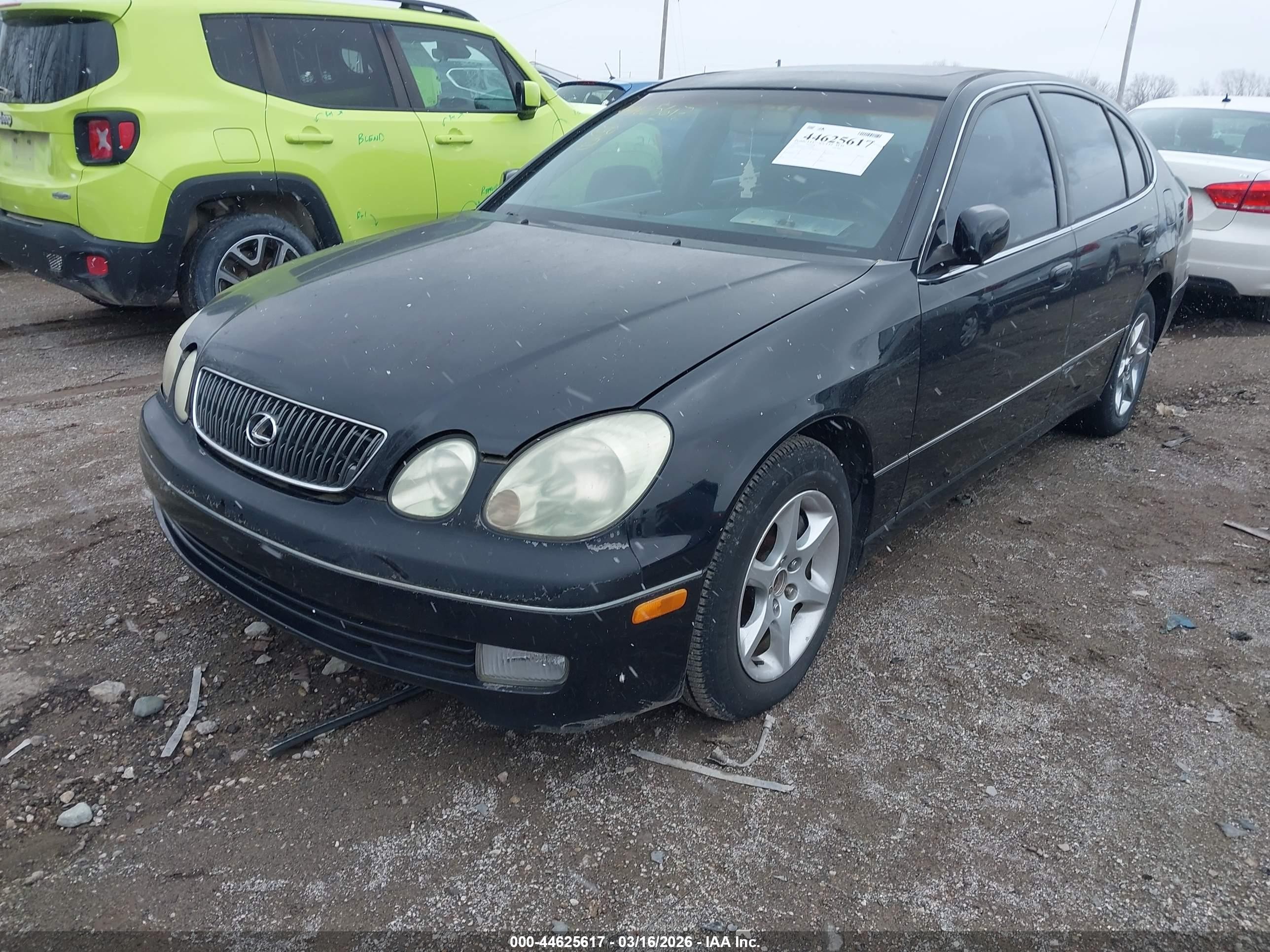 2002 Lexus Gs 300   Черный vin: JT8BD69S320161898