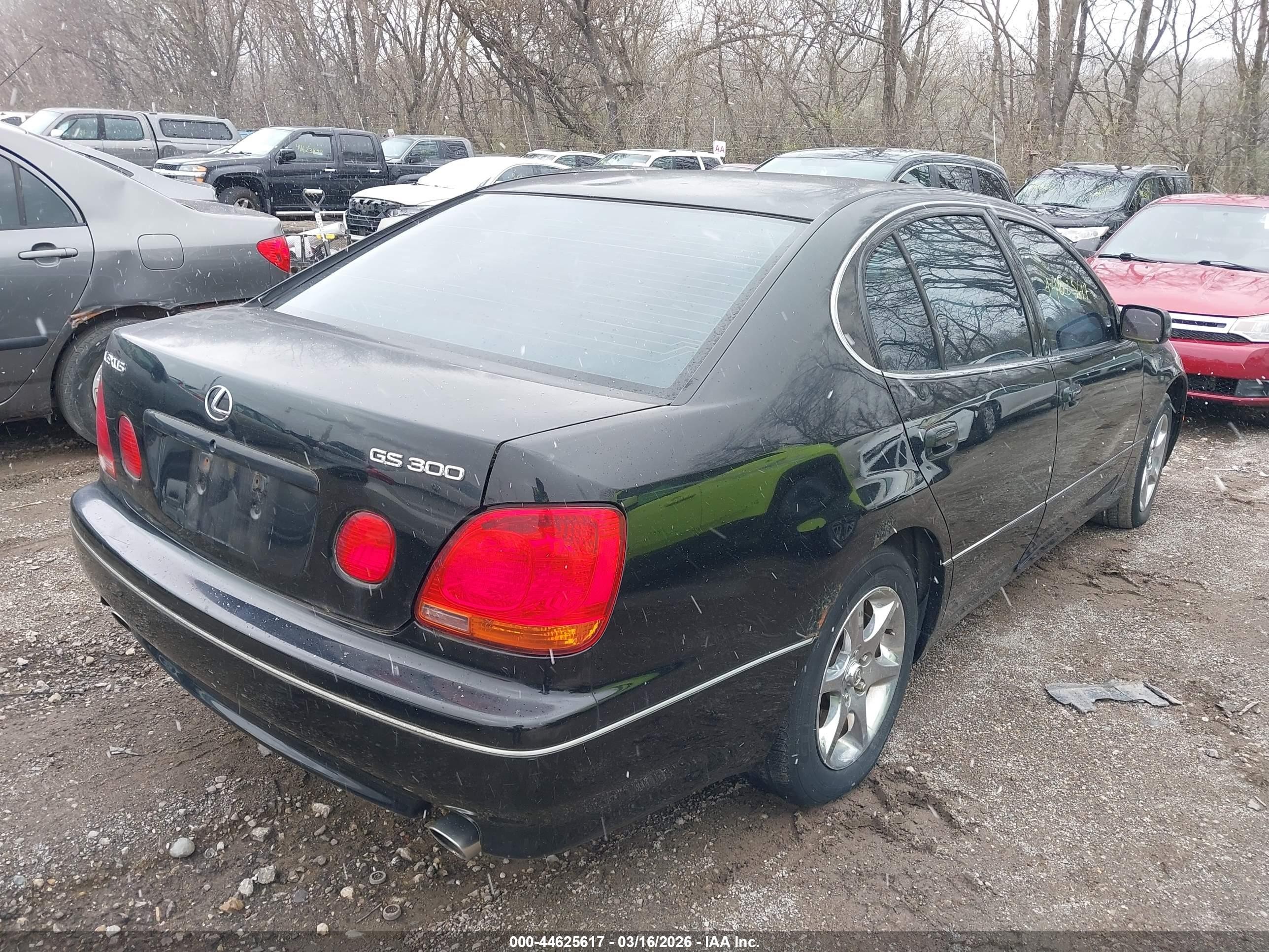 2002 Lexus Gs 300   Черный vin: JT8BD69S320161898