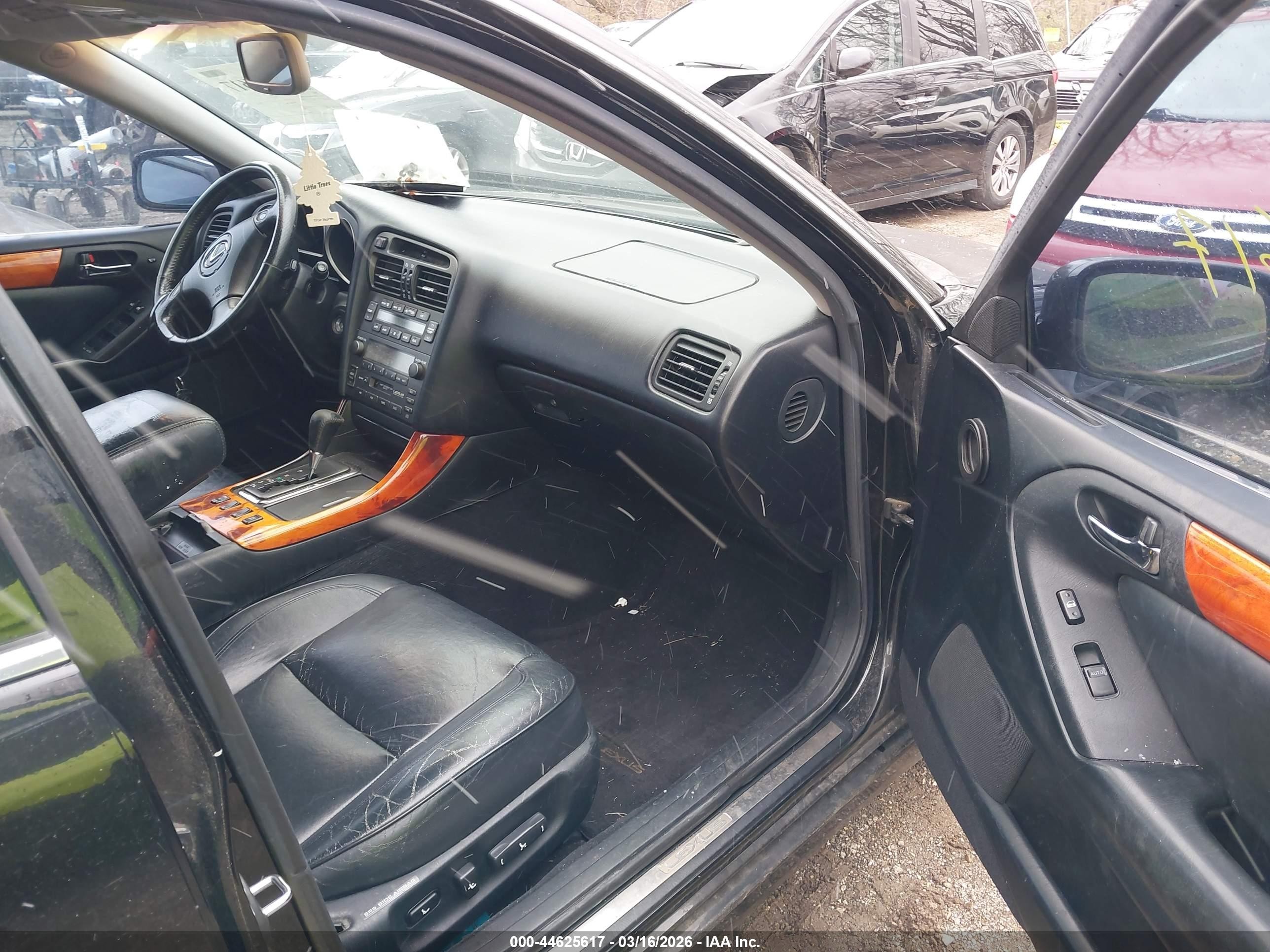 2002 Lexus Gs 300   Черный vin: JT8BD69S320161898