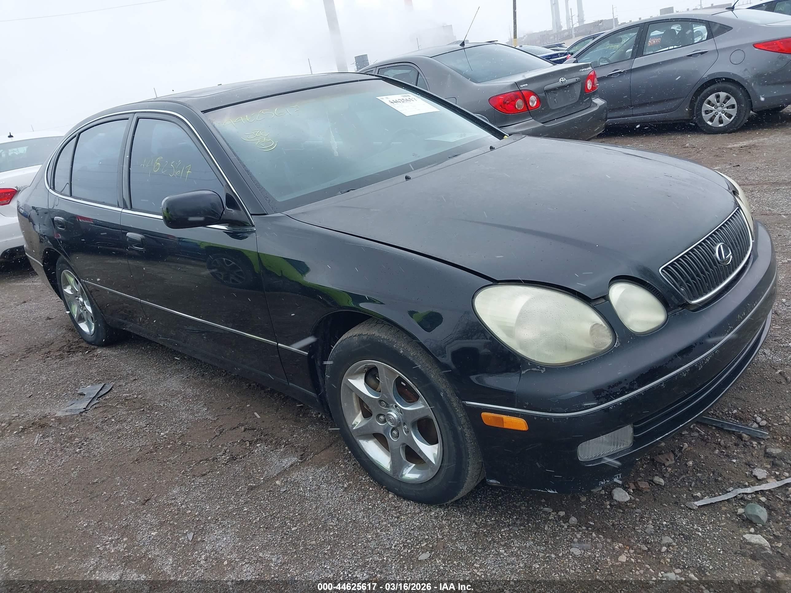 2002 Lexus Gs 300   Black vin: JT8BD69S320161898