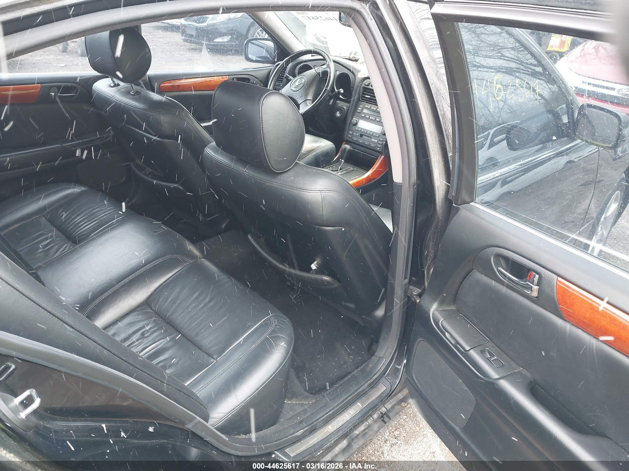 2002 Lexus Gs 300   Черный vin: JT8BD69S320161898