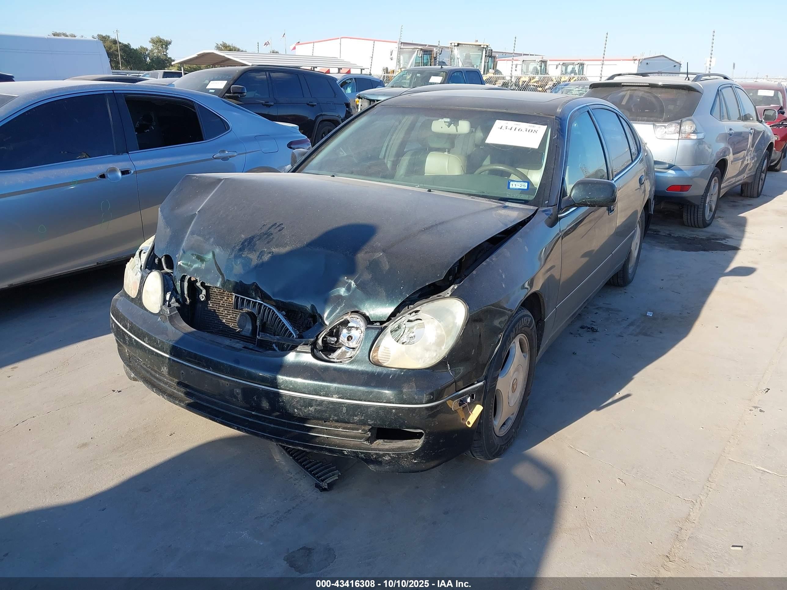 2002 Lexus Gs 300   Black vin: JT8BD69S320162078