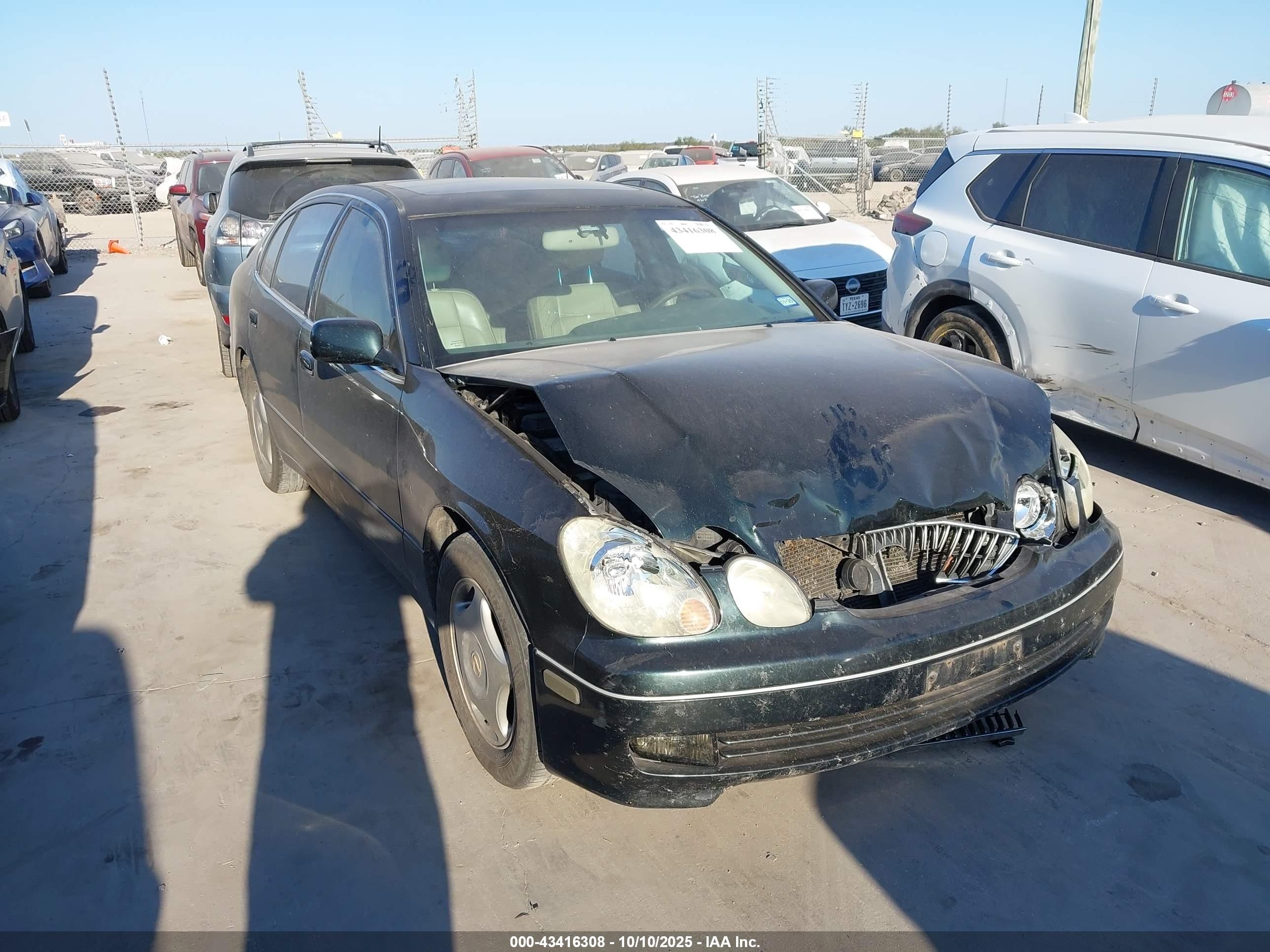 2002 Lexus Gs 300   Black vin: JT8BD69S320162078