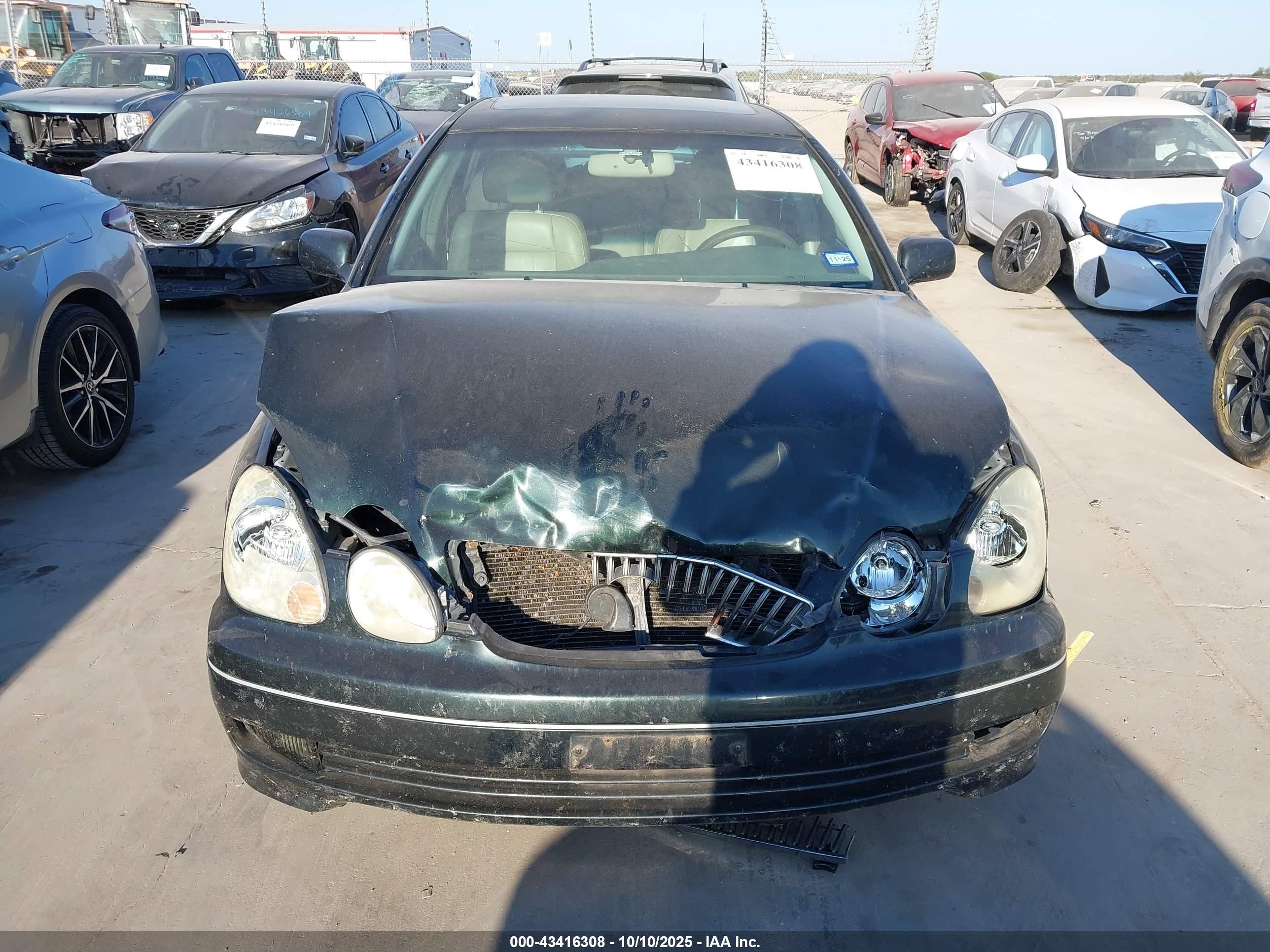 2002 Lexus Gs 300   Black vin: JT8BD69S320162078