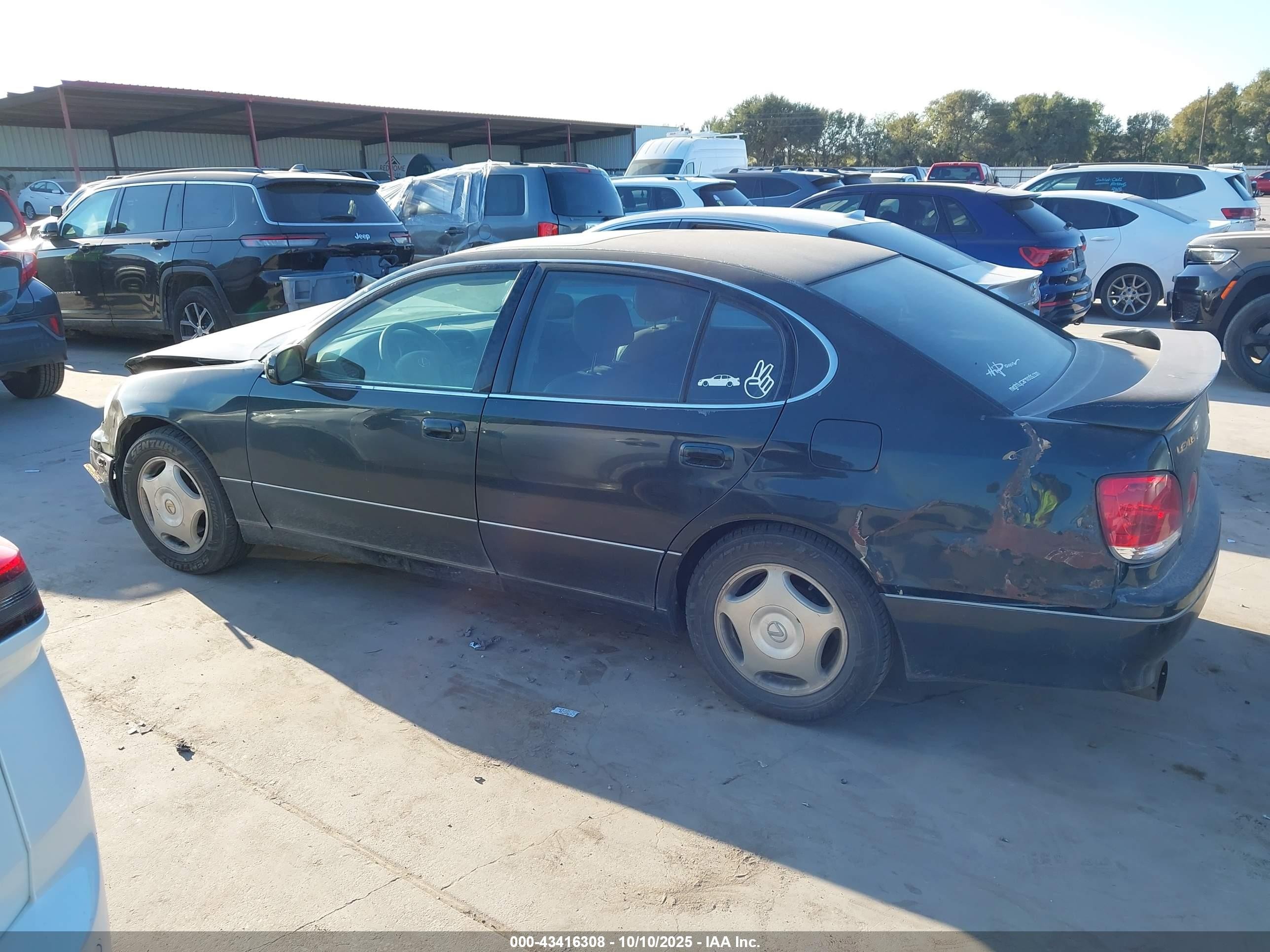 2002 Lexus Gs 300   Black vin: JT8BD69S320162078