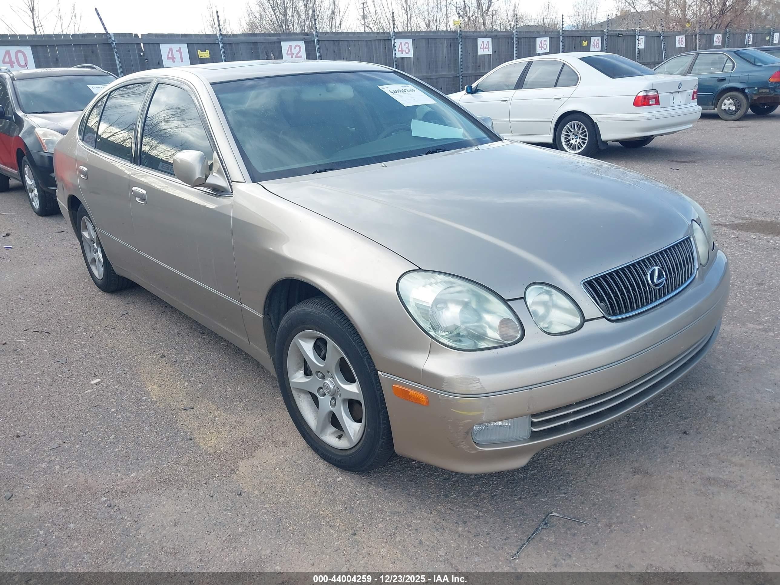2002 Lexus Gs 300   Gold vin: JT8BD69S320166437