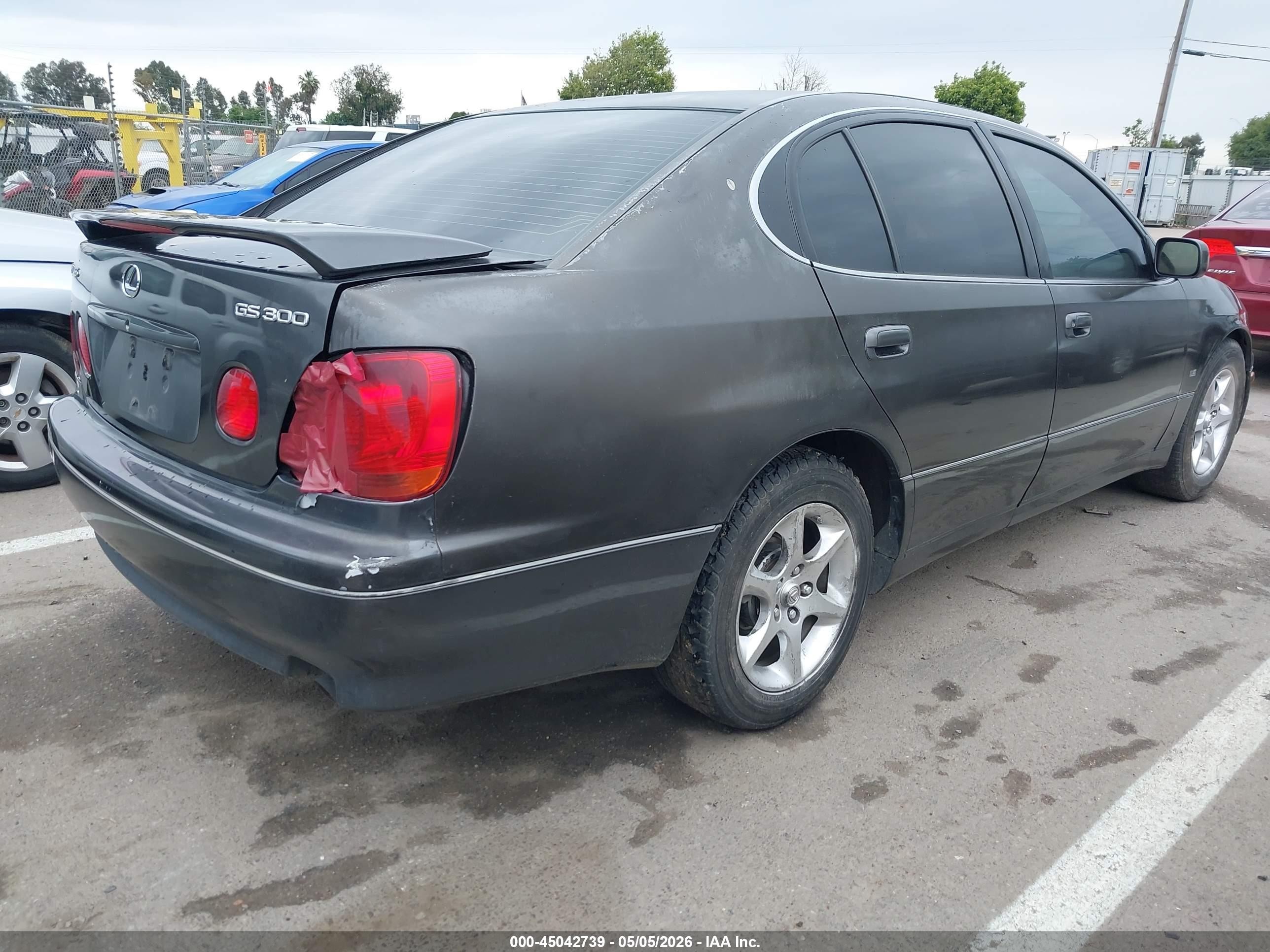 2002 Lexus Gs 300   Black vin: JT8BD69S320170679