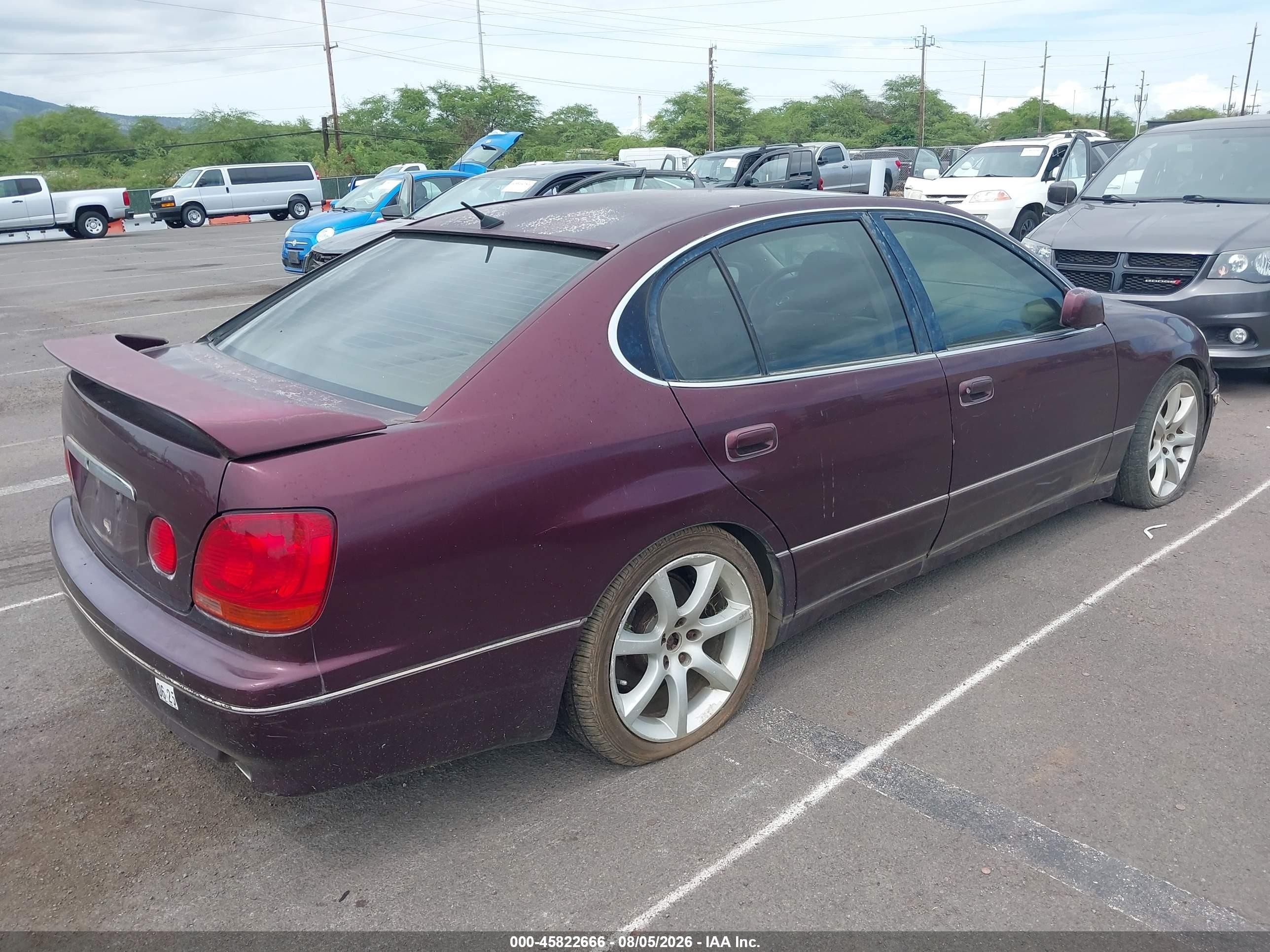 2004 Lexus Gs 300   Maroon vin: JT8BD69S340196119