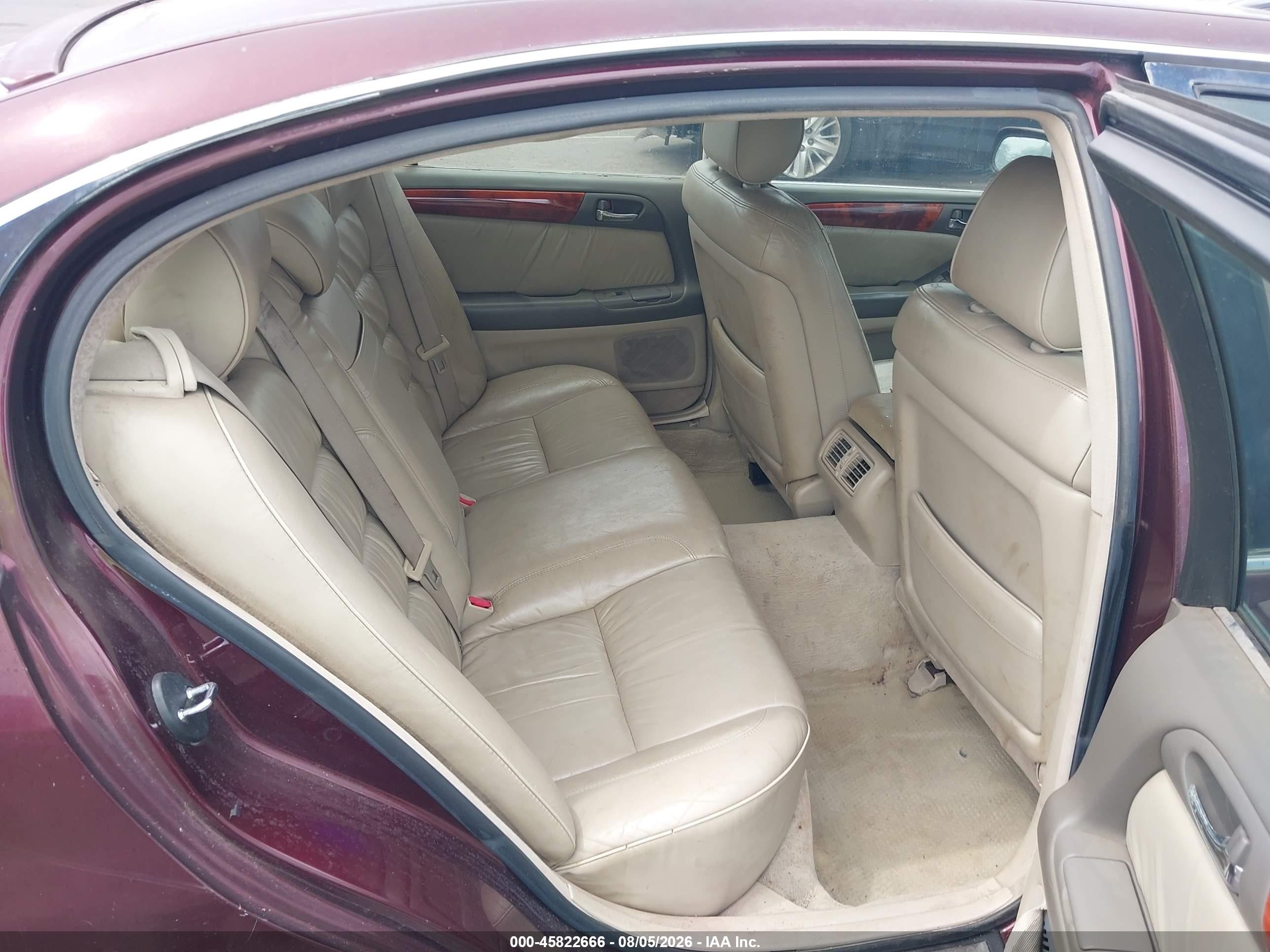 2004 Lexus Gs 300   Maroon vin: JT8BD69S340196119