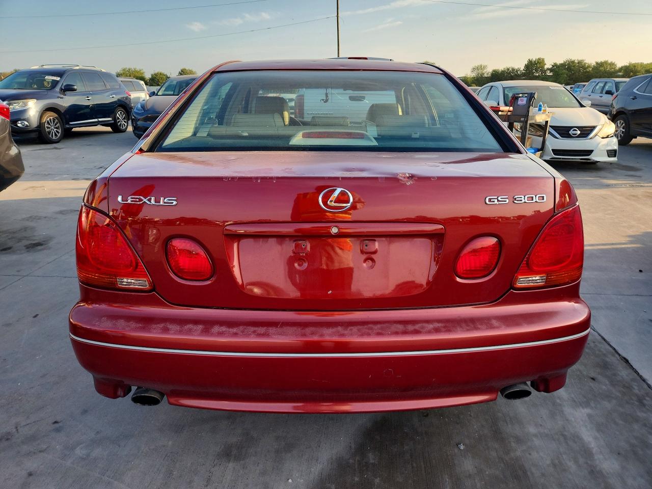 2001 Lexus Gs 300 Red vin: JT8BD69S410124485