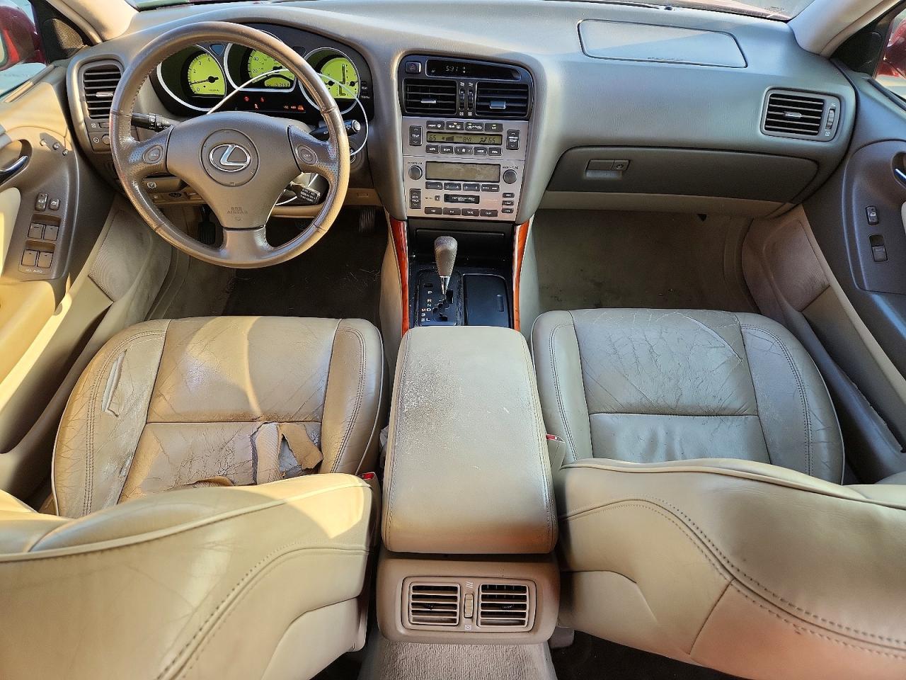 2001 Lexus Gs 300 Red vin: JT8BD69S410124485