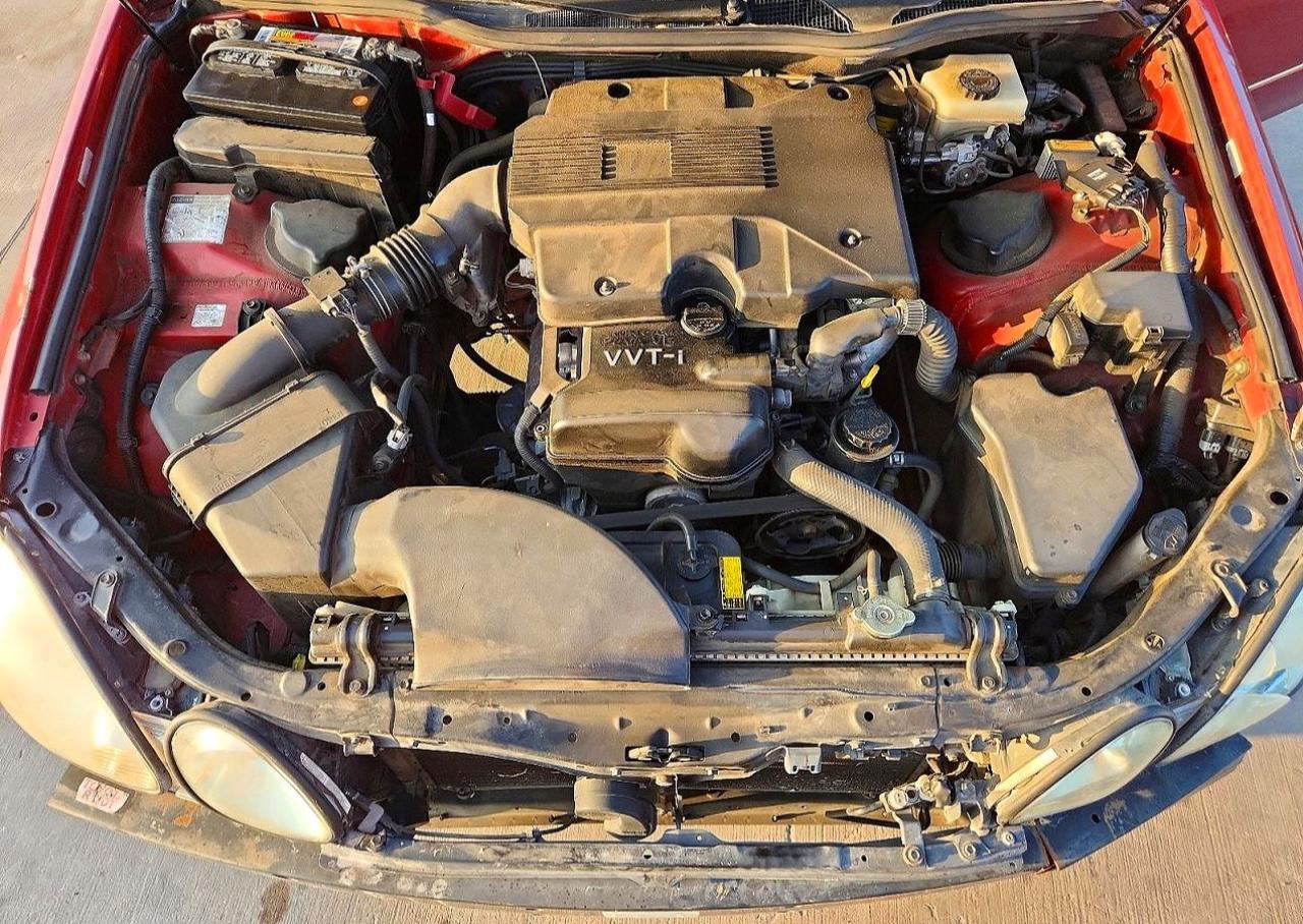 2001 Lexus Gs 300 Red vin: JT8BD69S410124485