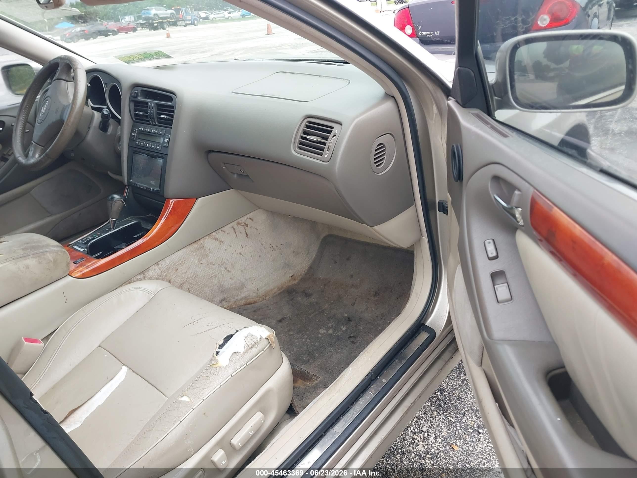 2001 Lexus Gs 300   Beige vin: JT8BD69S410143263