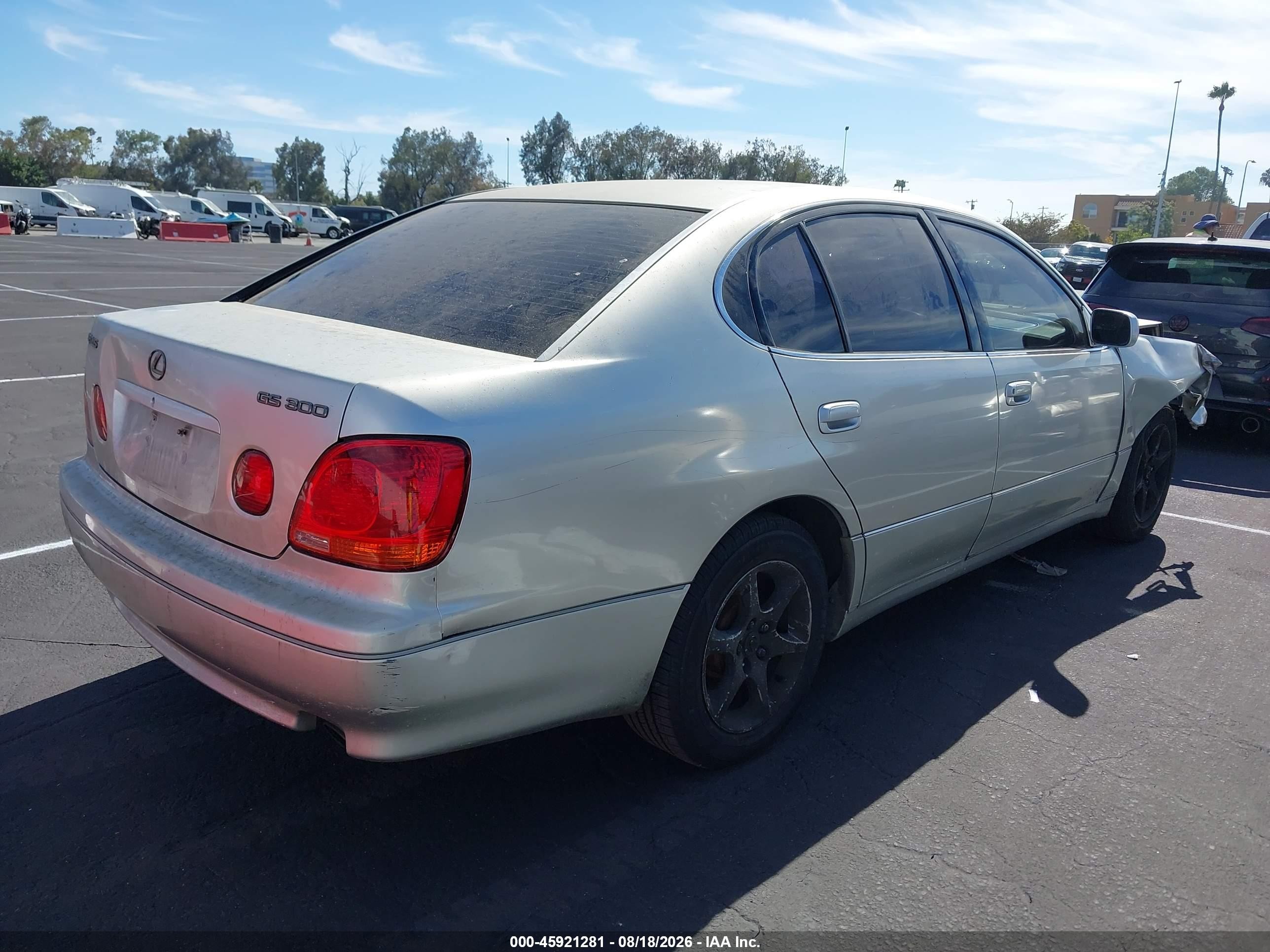 2002 Lexus Gs 300   Silver vin: JT8BD69S420169122