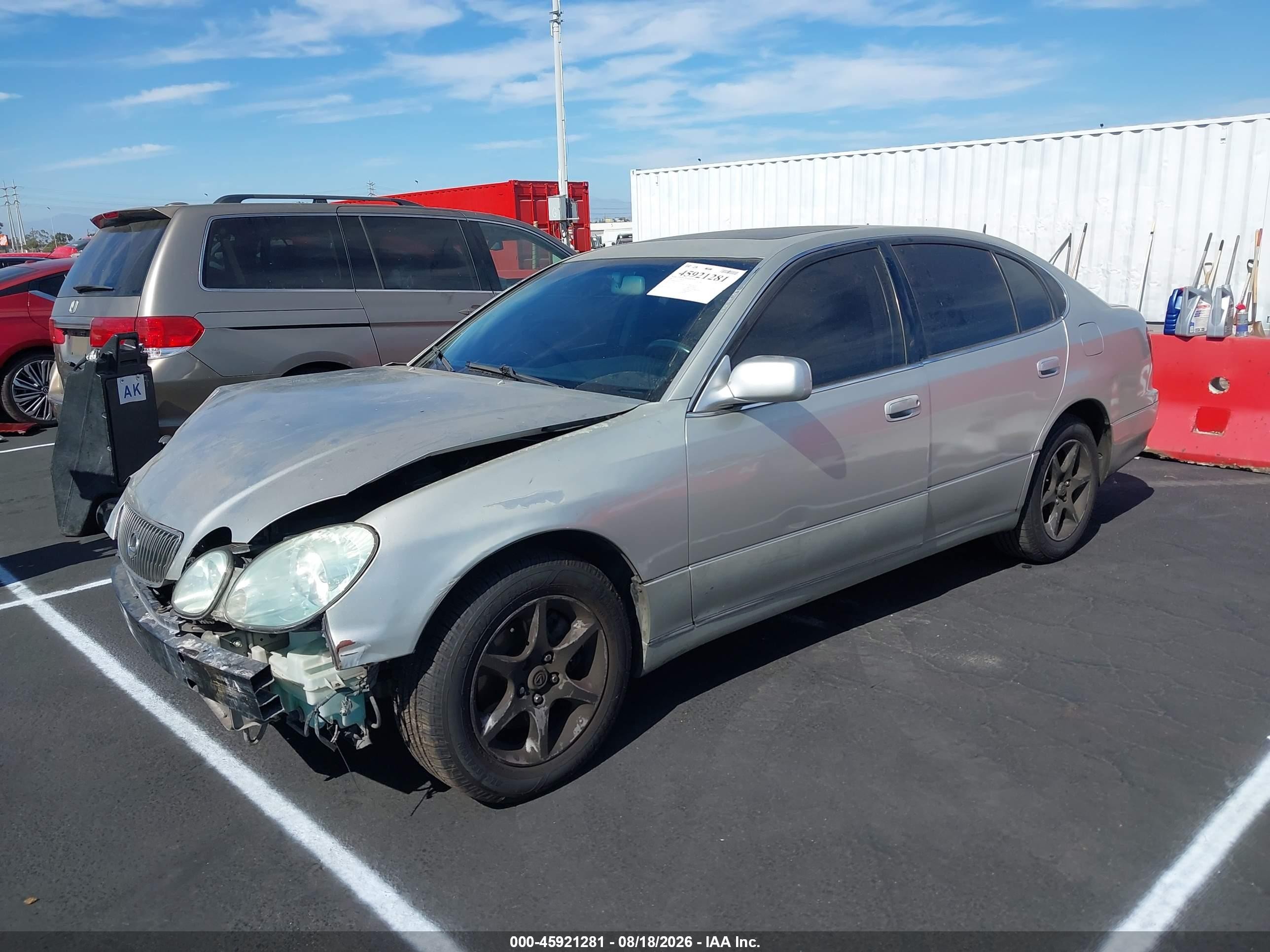 2002 Lexus Gs 300   Silver vin: JT8BD69S420169122