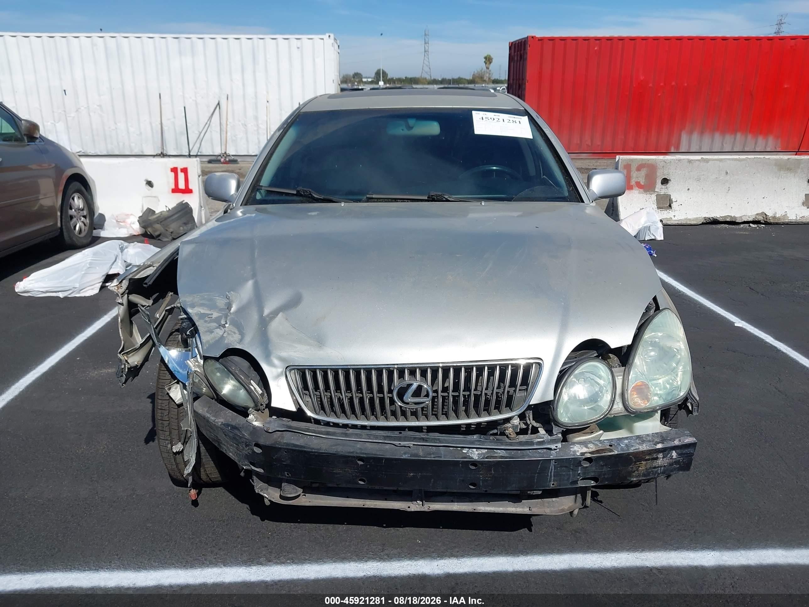 2002 Lexus Gs 300   Silver vin: JT8BD69S420169122