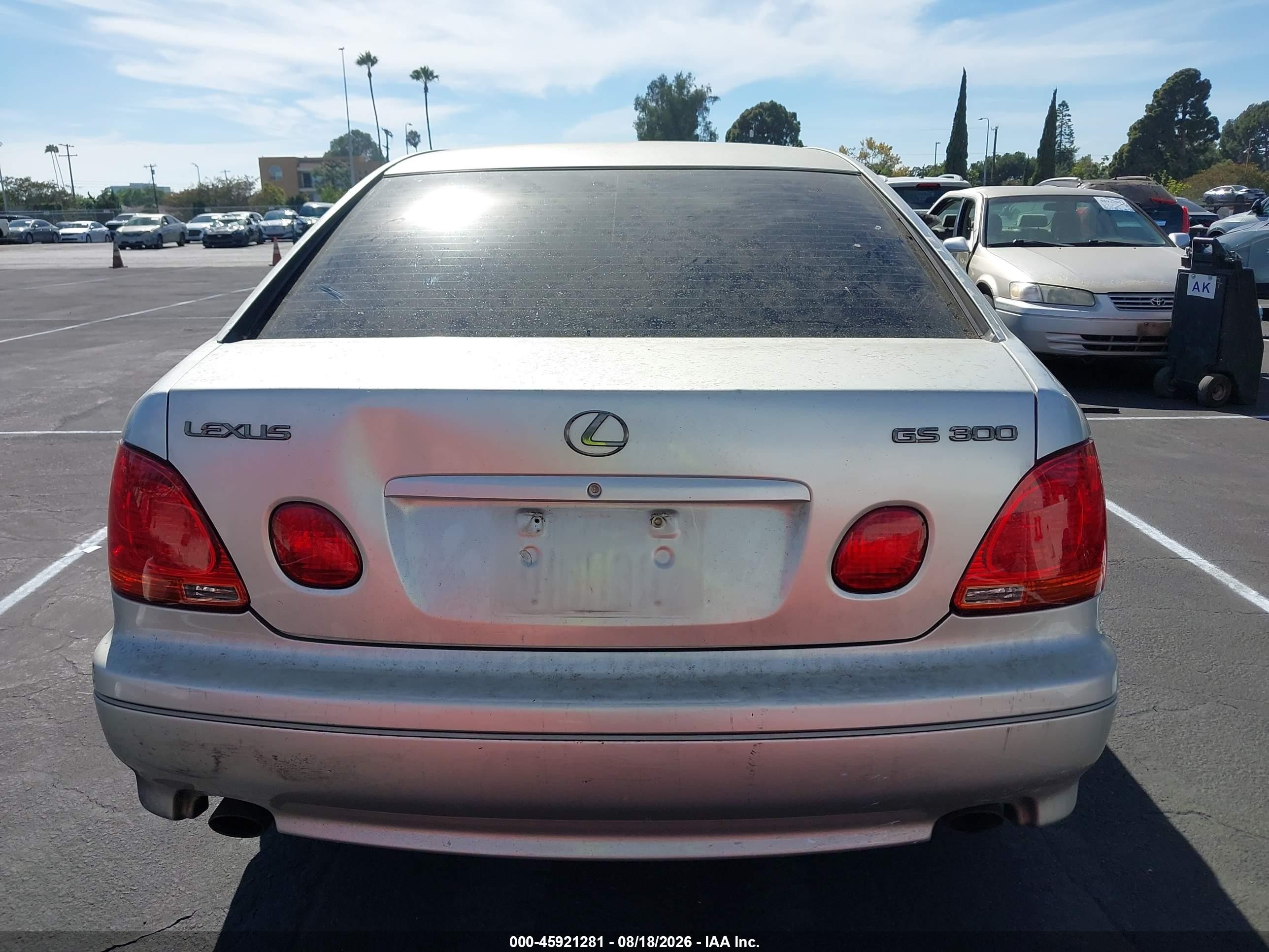 2002 Lexus Gs 300   Silver vin: JT8BD69S420169122