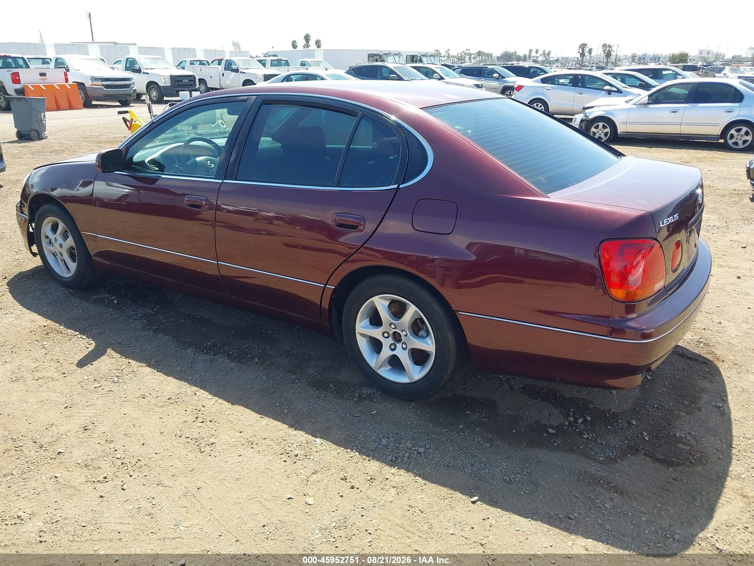 2001 Lexus Gs 300   Burgundy vin: JT8BD69S510144700