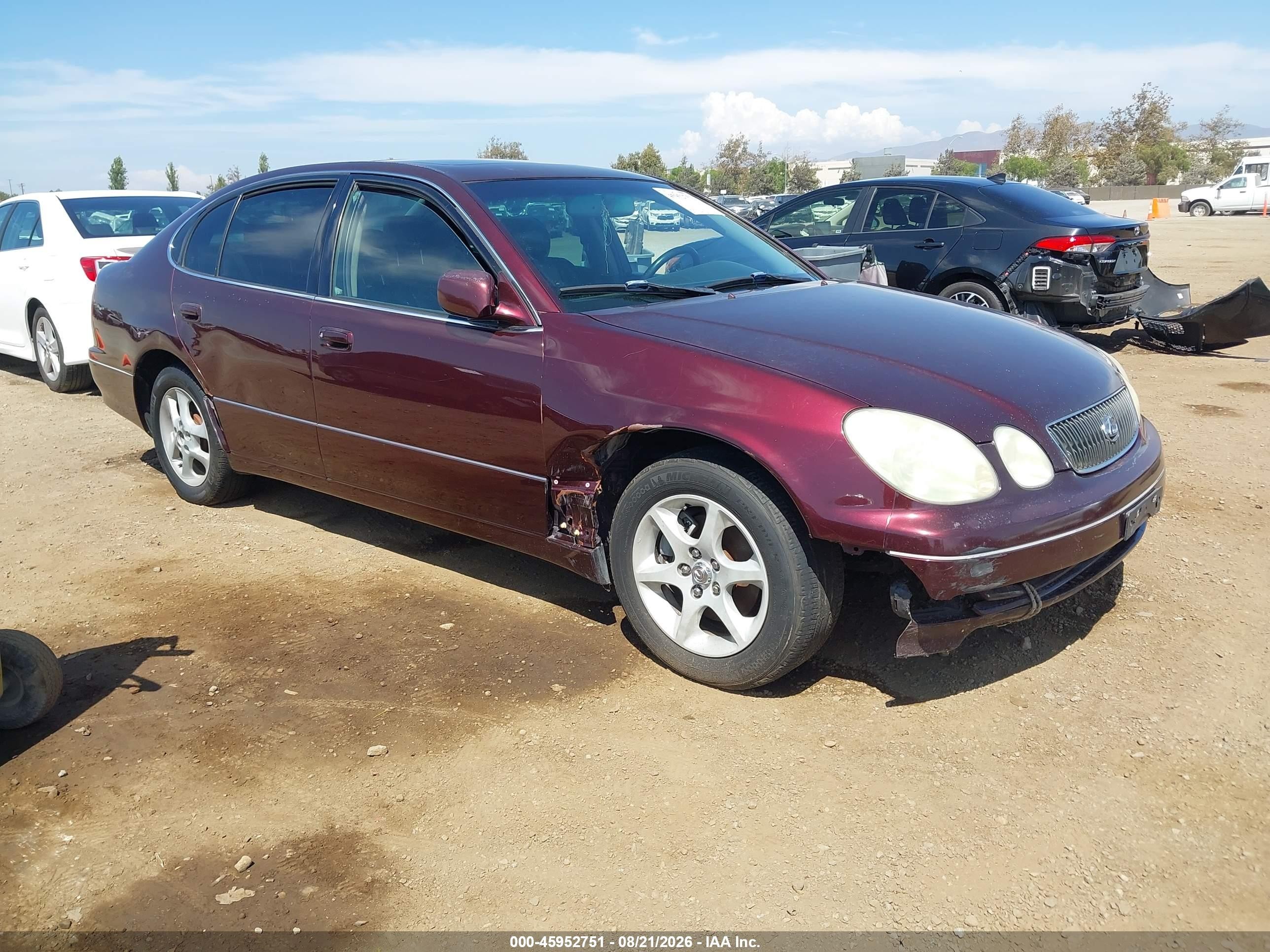 2001 Lexus Gs 300   Burgundy vin: JT8BD69S510144700