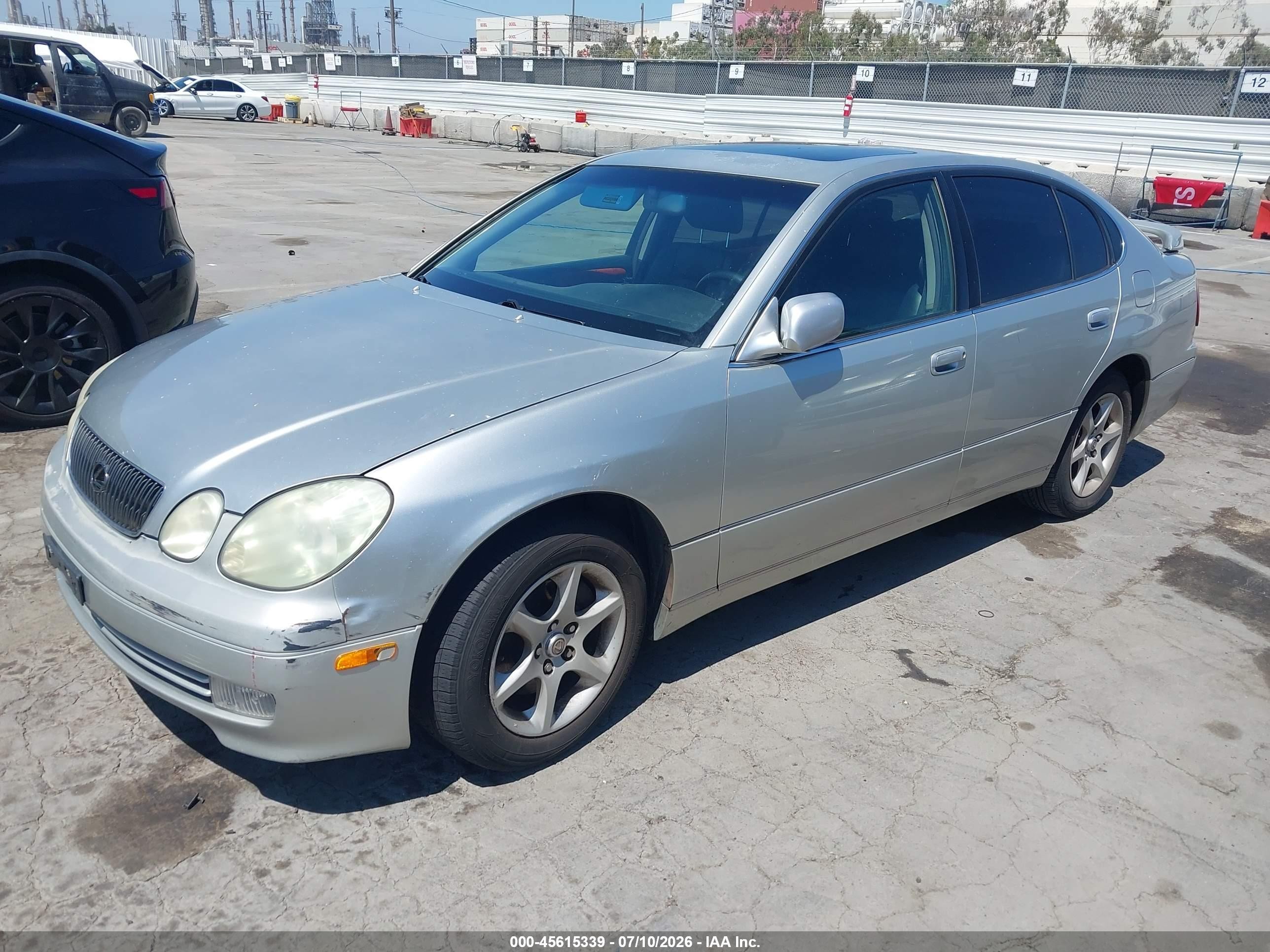 2002 Lexus Gs 300   Silver vin: JT8BD69S520156458