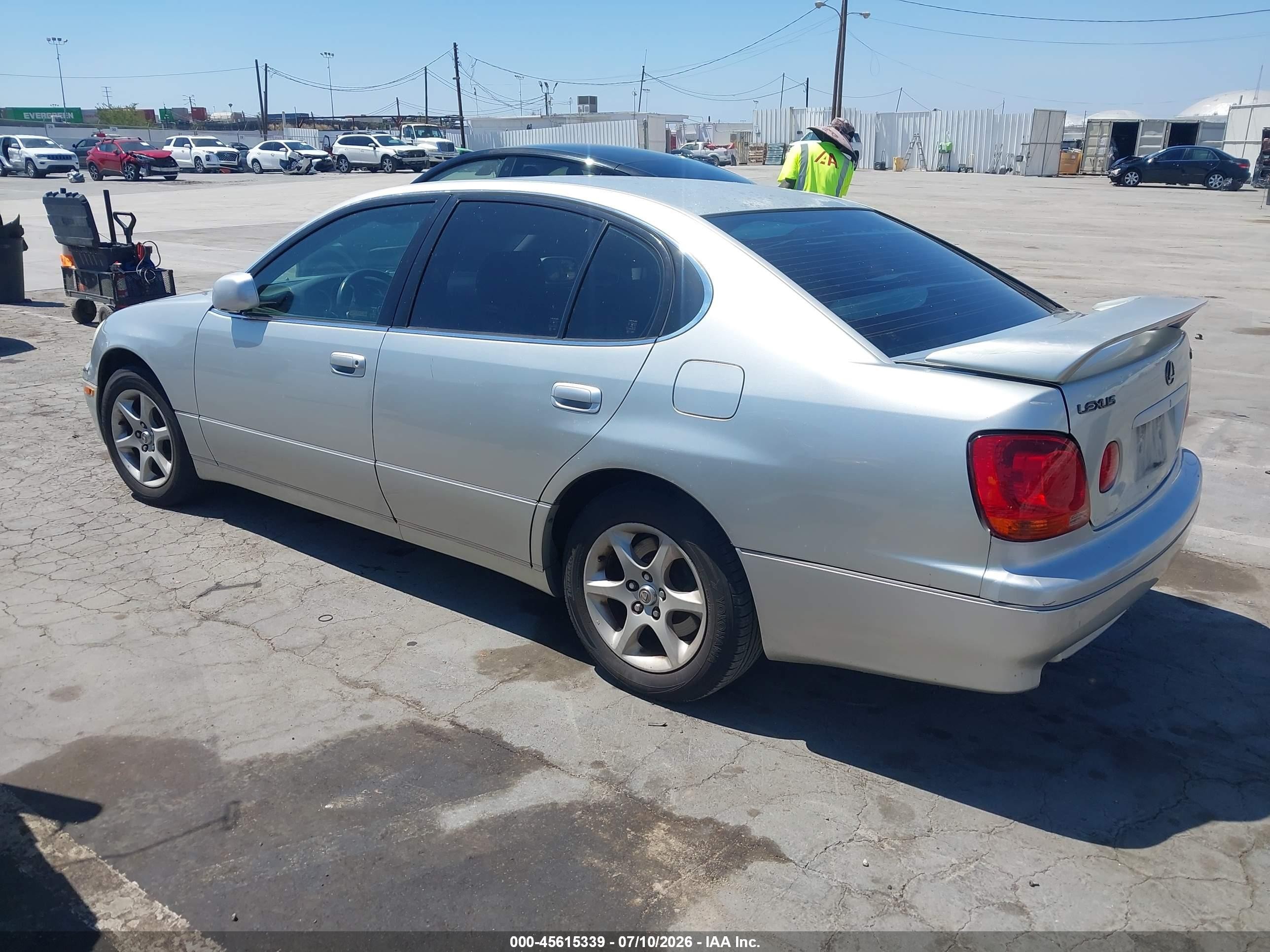 2002 Lexus Gs 300   Silver vin: JT8BD69S520156458