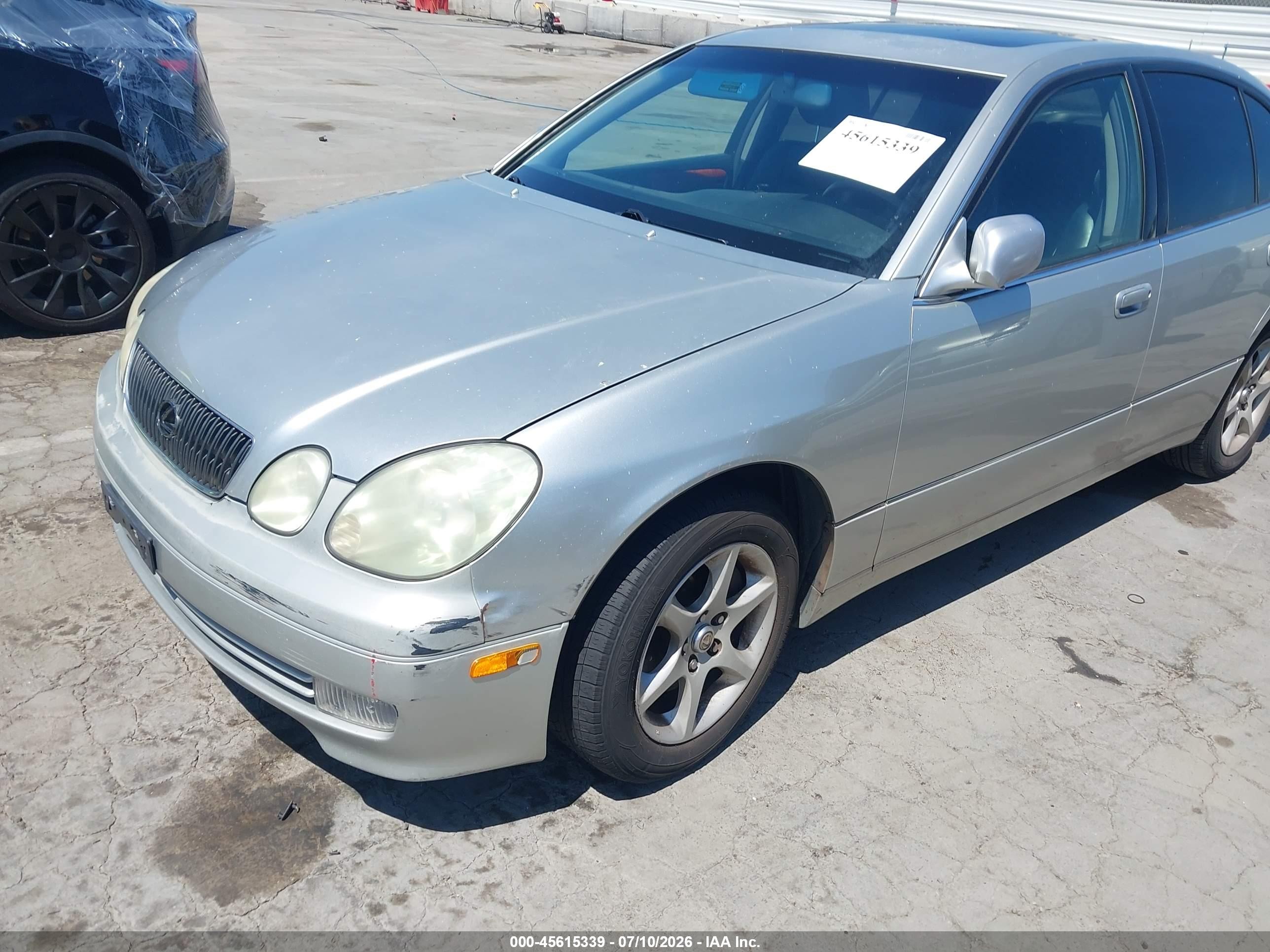 2002 Lexus Gs 300   Silver vin: JT8BD69S520156458