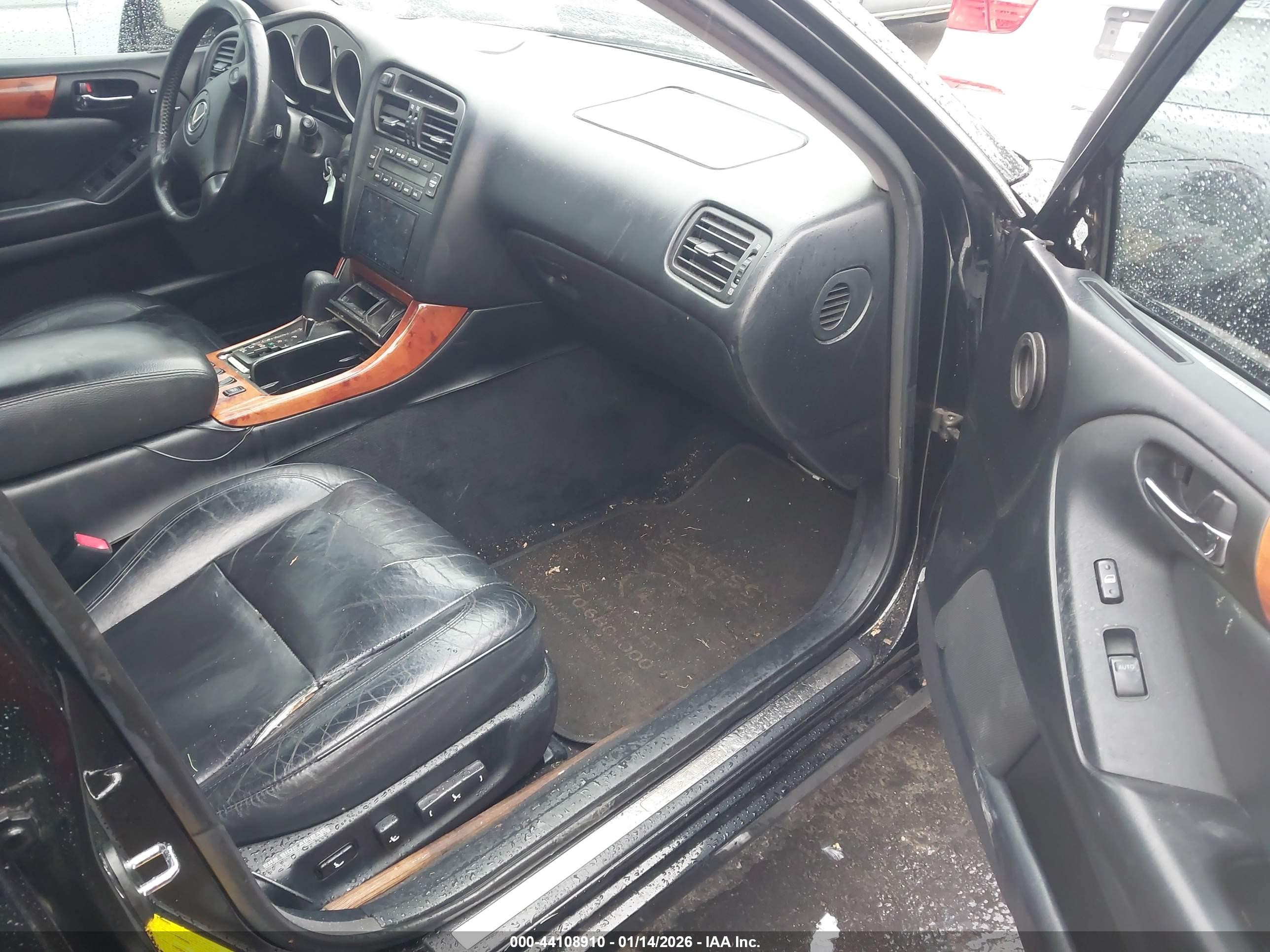 2002 Lexus Gs 300   Black vin: JT8BD69S520162731