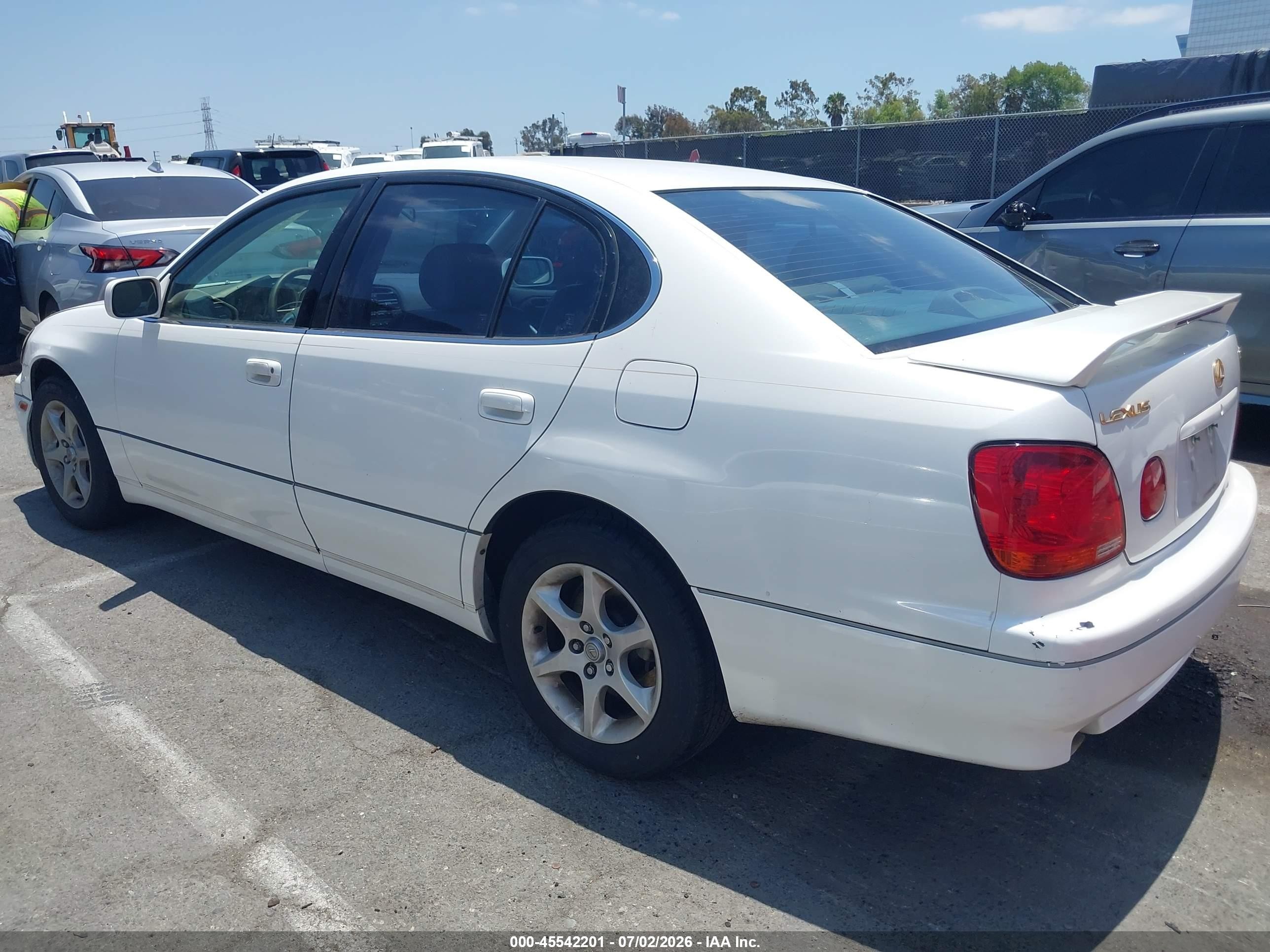 2003 Lexus Gs 300   White vin: JT8BD69S530176470