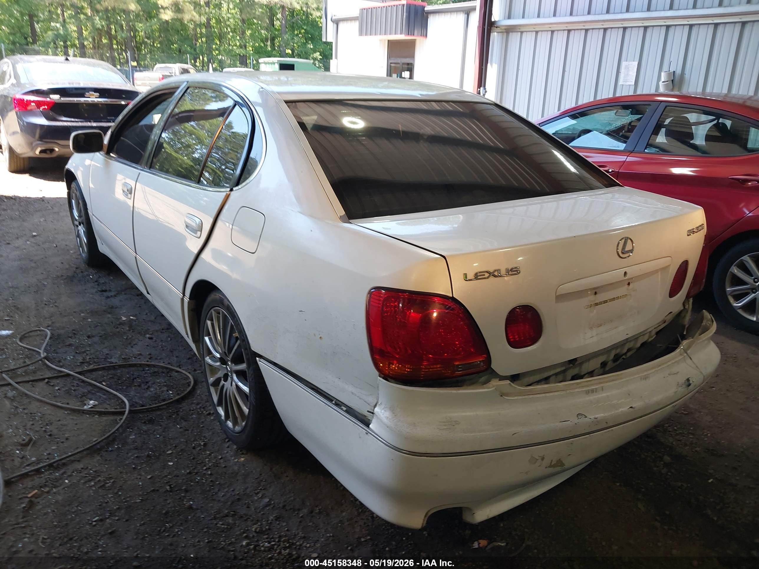 2003 Lexus Gs 300   White vin: JT8BD69S530183919