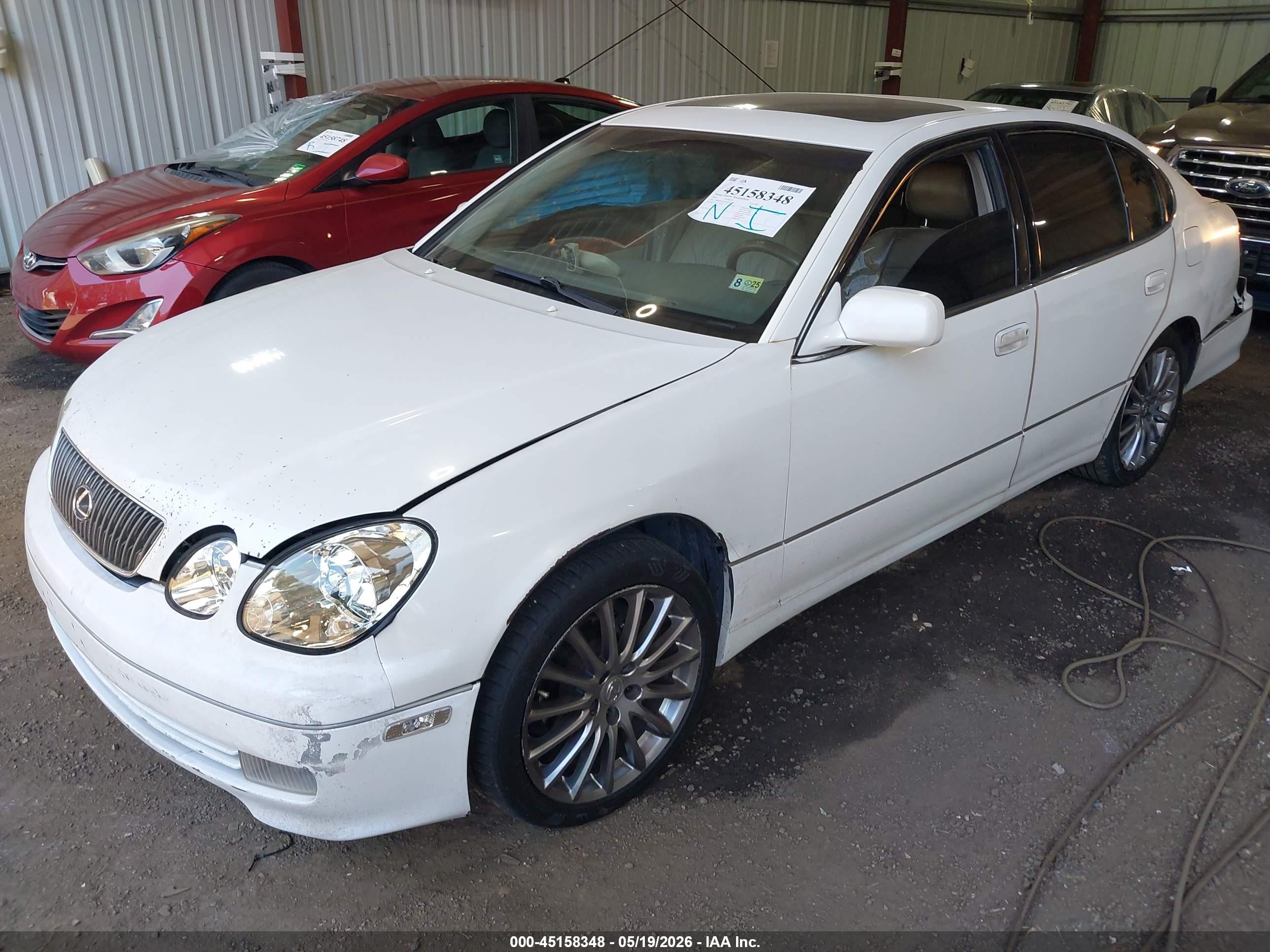 2003 Lexus Gs 300   White vin: JT8BD69S530183919