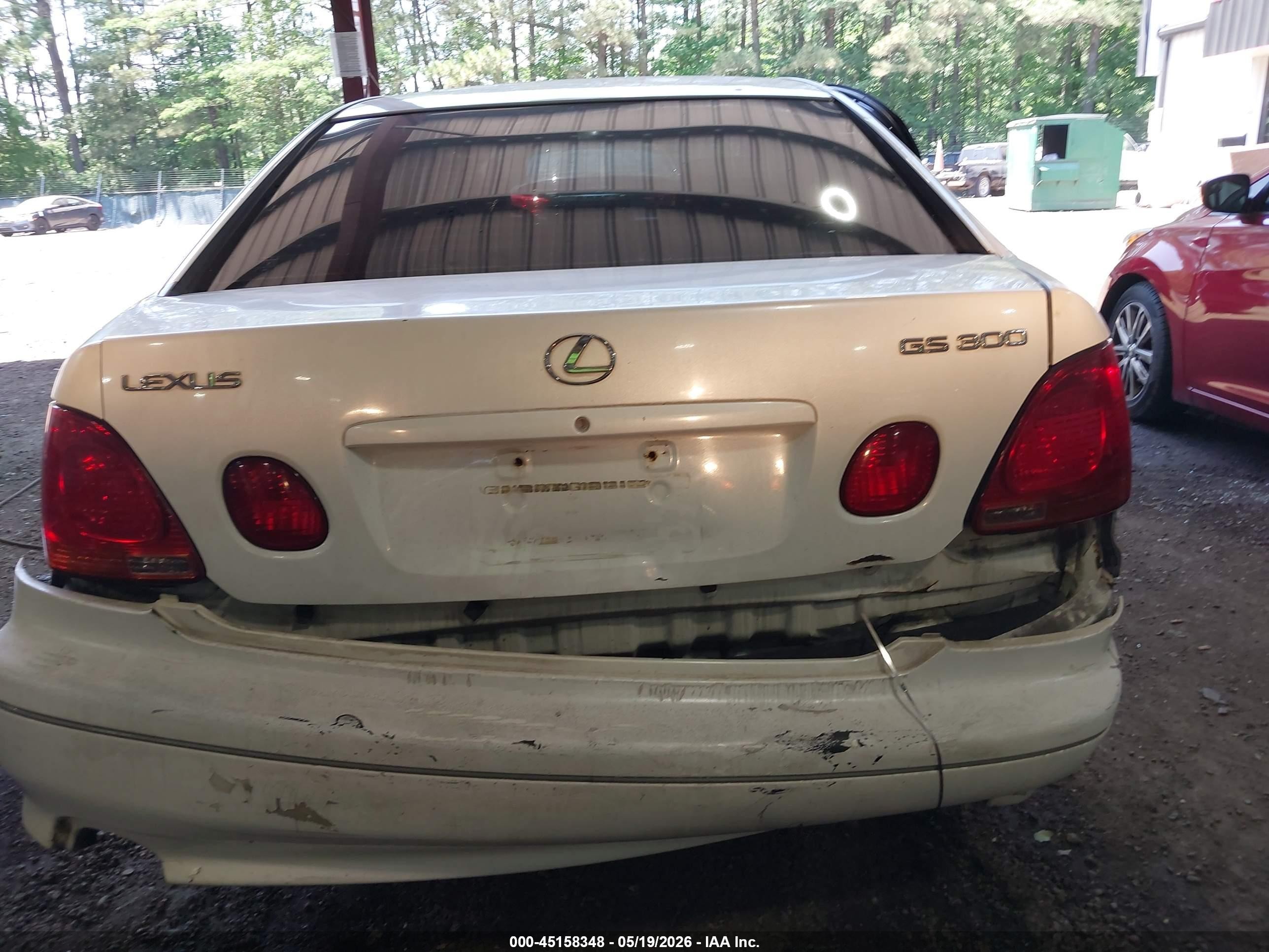 2003 Lexus Gs 300   White vin: JT8BD69S530183919