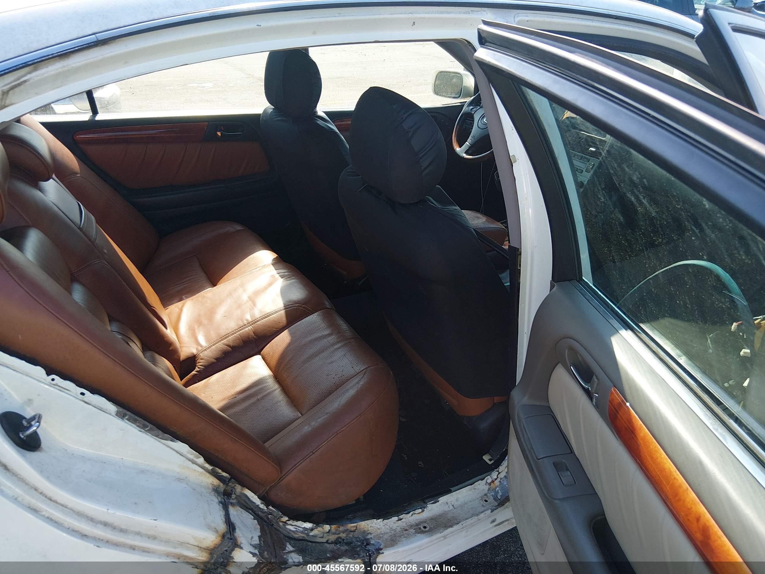 2003 Lexus Gs 300   White vin: JT8BD69S530190434