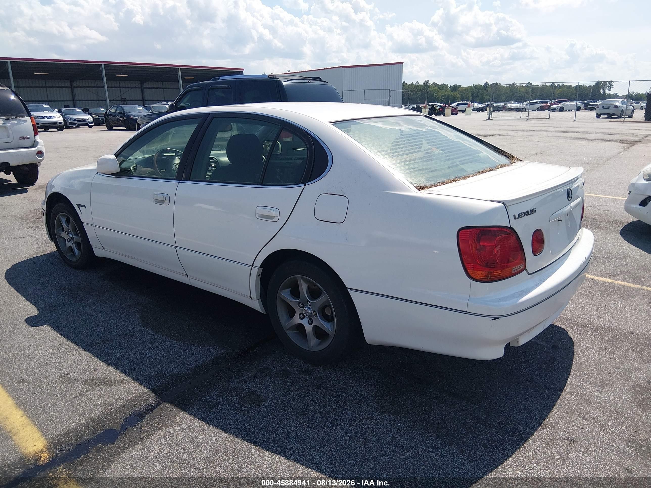 2003 Lexus Gs 300   White vin: JT8BD69S530190434