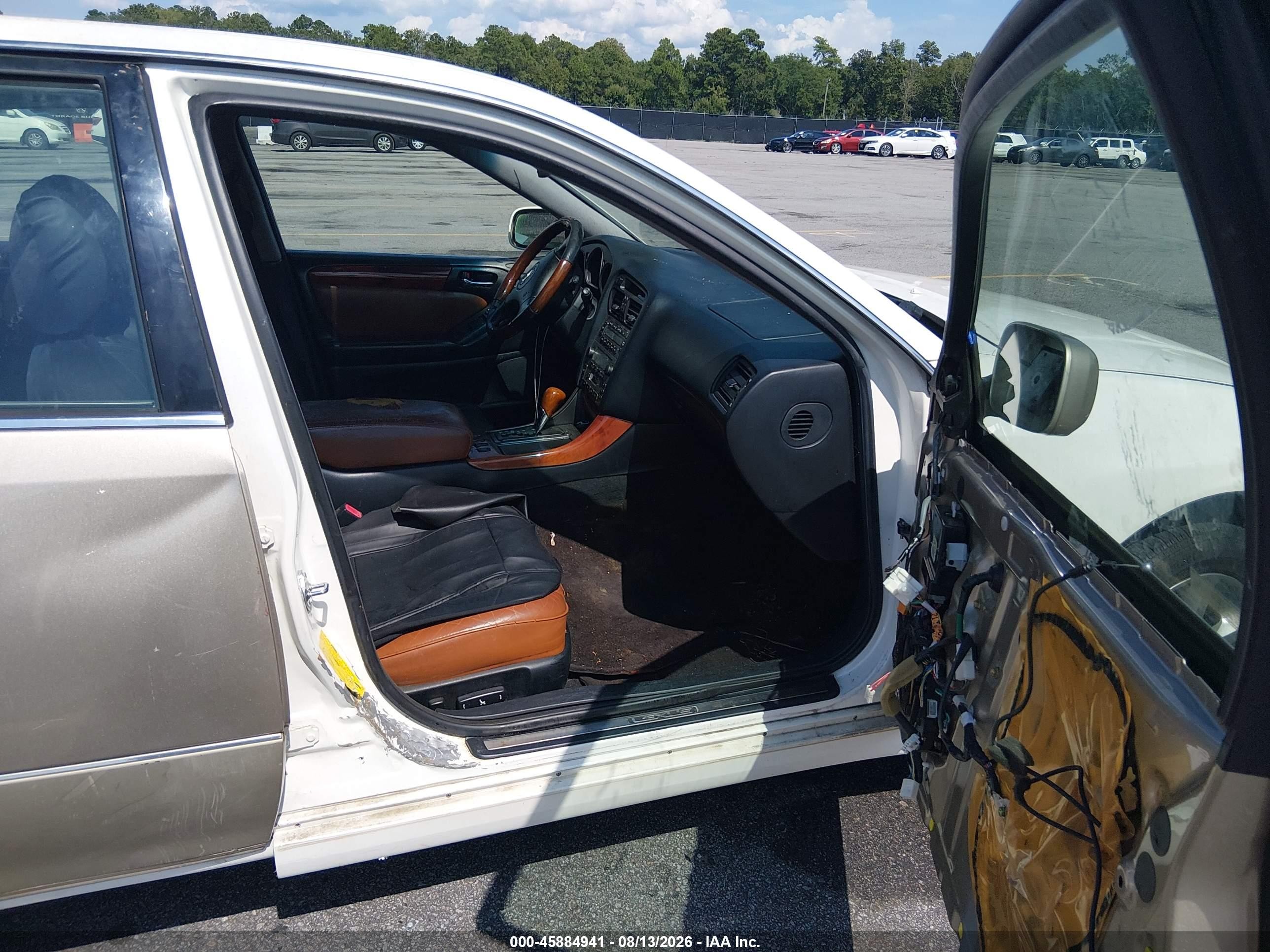2003 Lexus Gs 300   White vin: JT8BD69S530190434