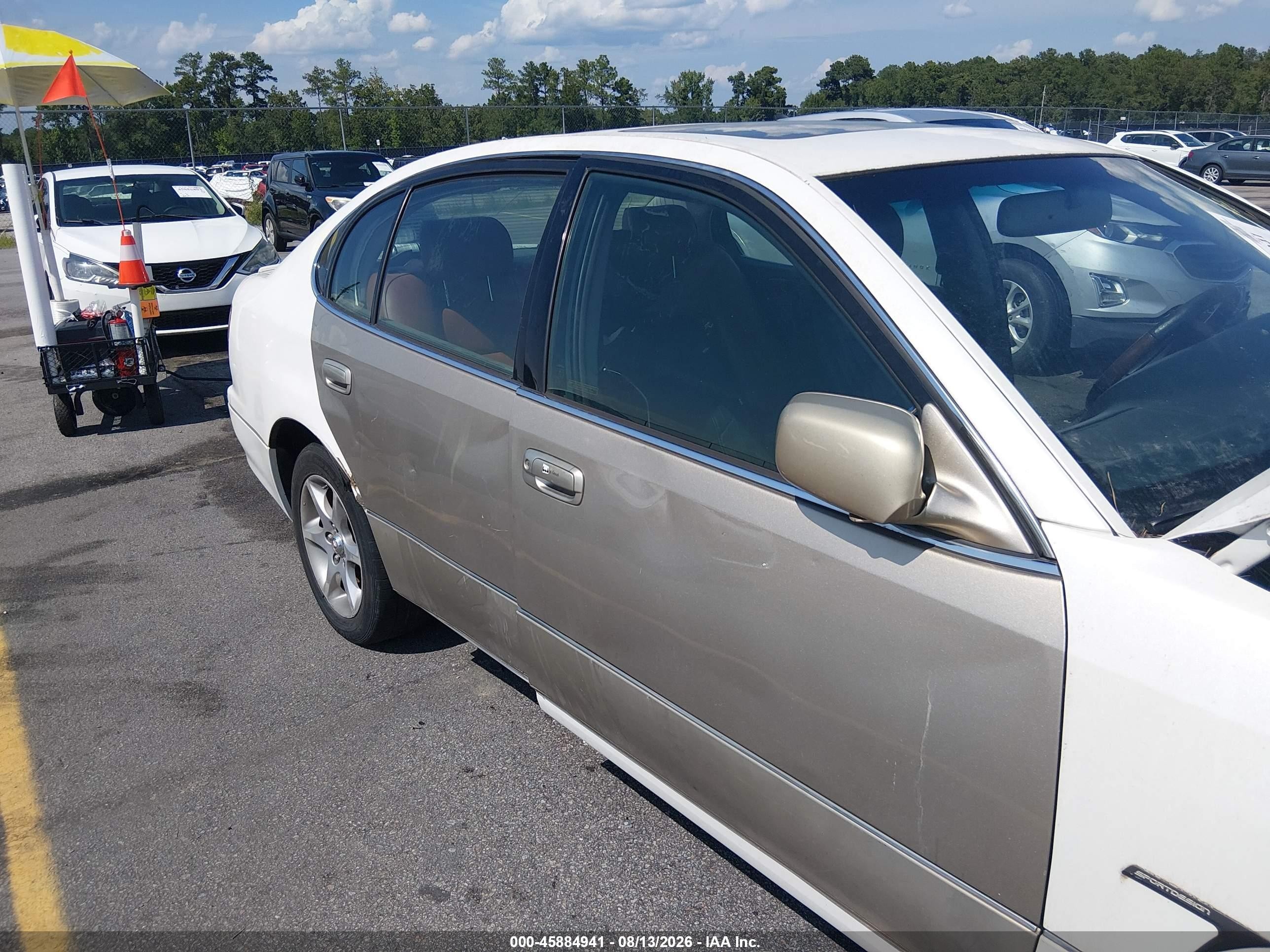 2003 Lexus Gs 300   White vin: JT8BD69S530190434