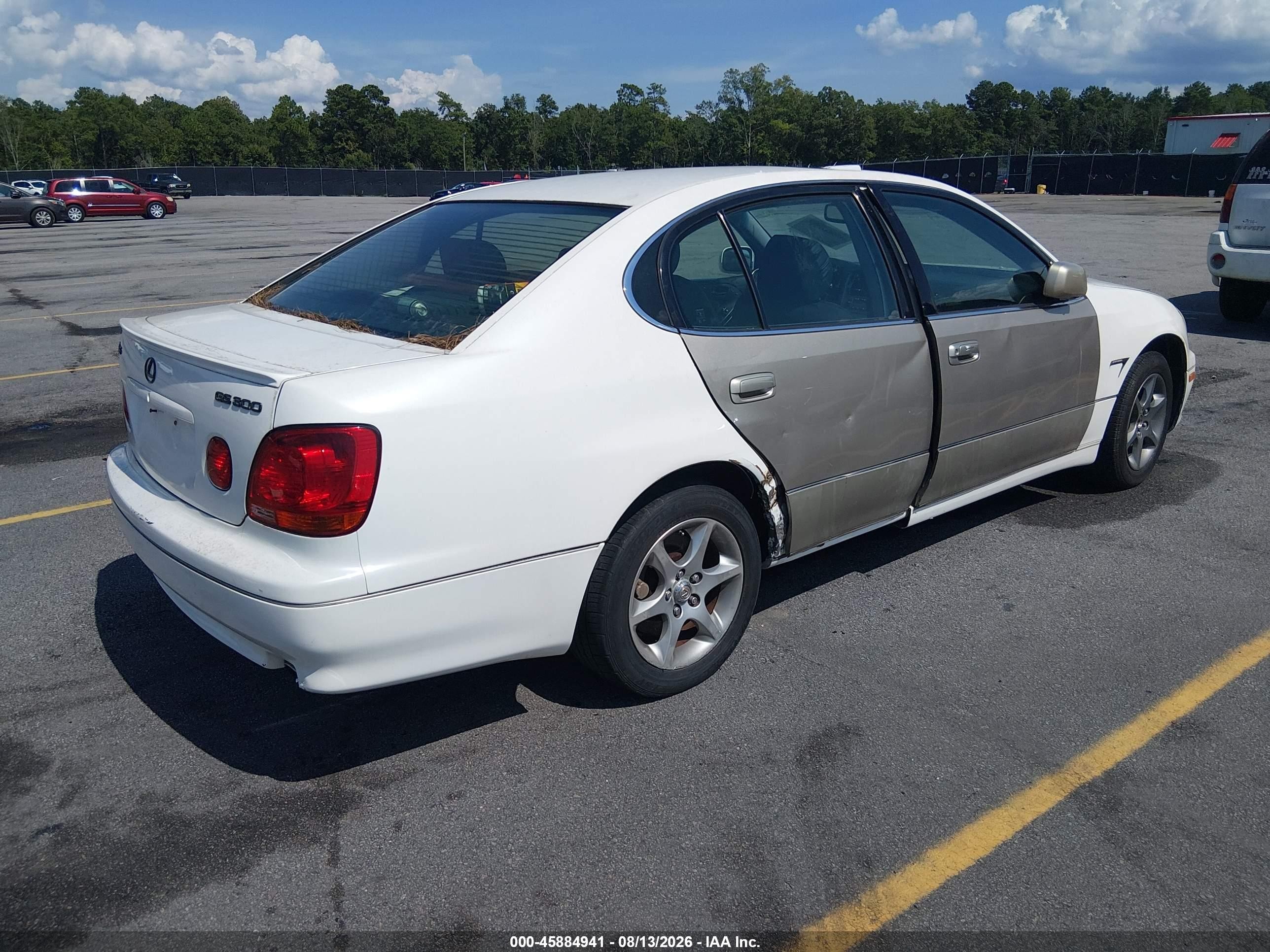 2003 Lexus Gs 300   White vin: JT8BD69S530190434