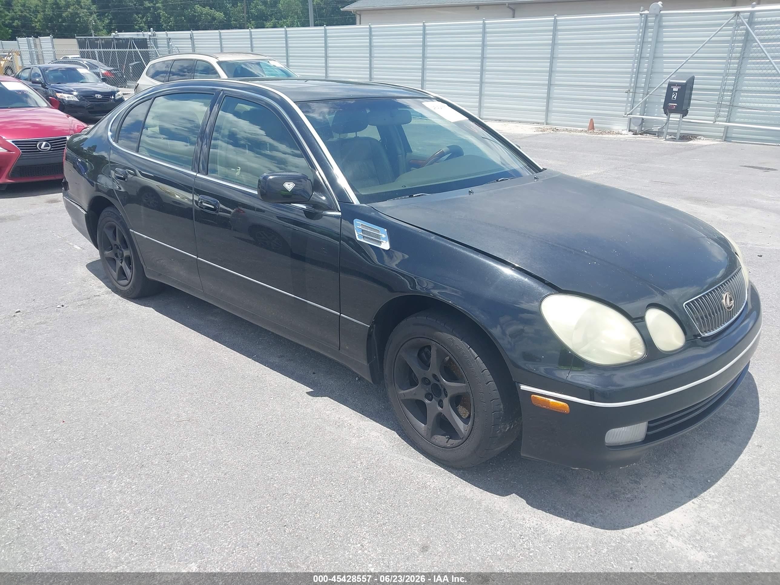 2001 Lexus Gs 300   Black vin: JT8BD69S610140834