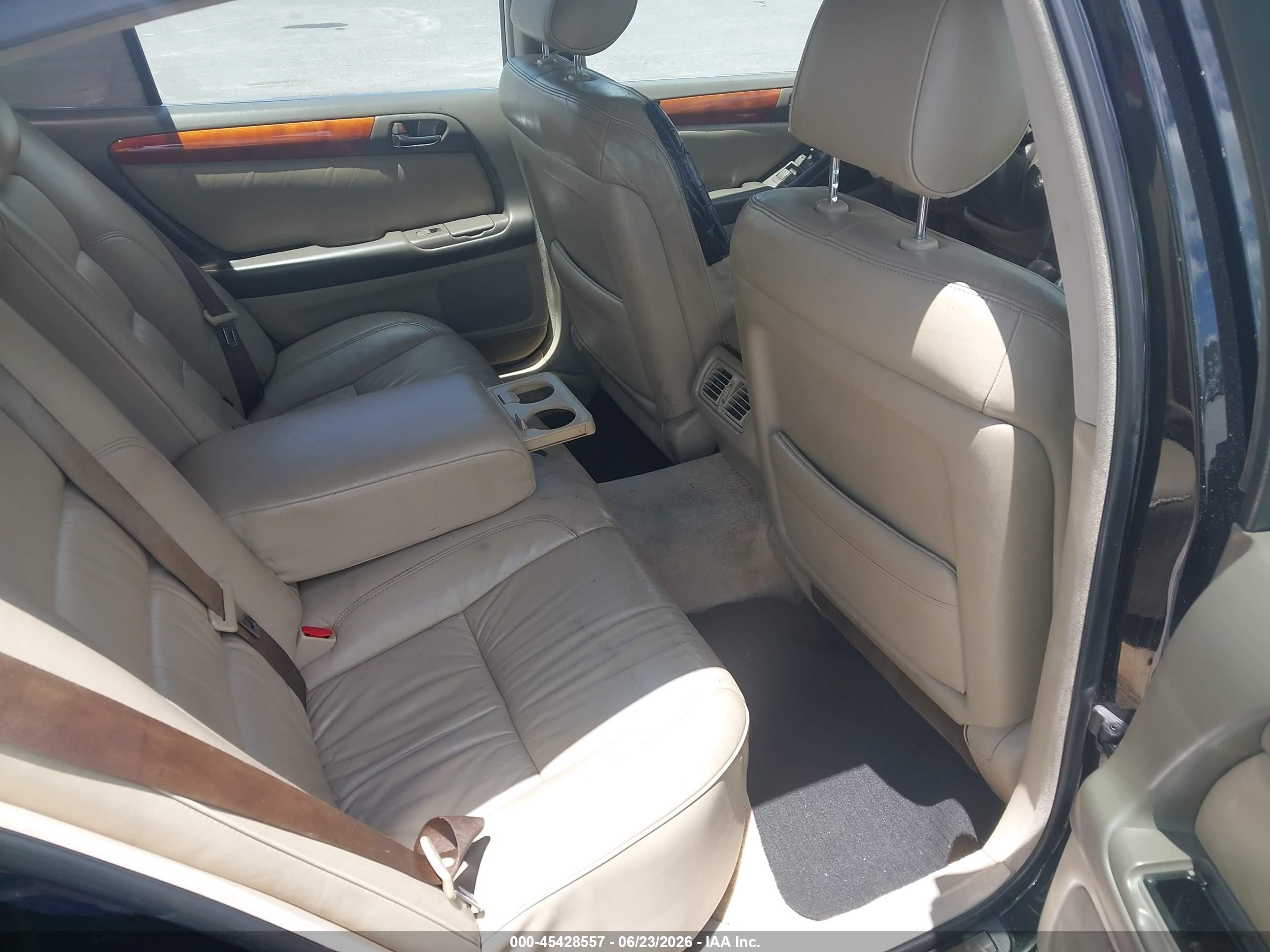 2001 Lexus Gs 300   Black vin: JT8BD69S610140834