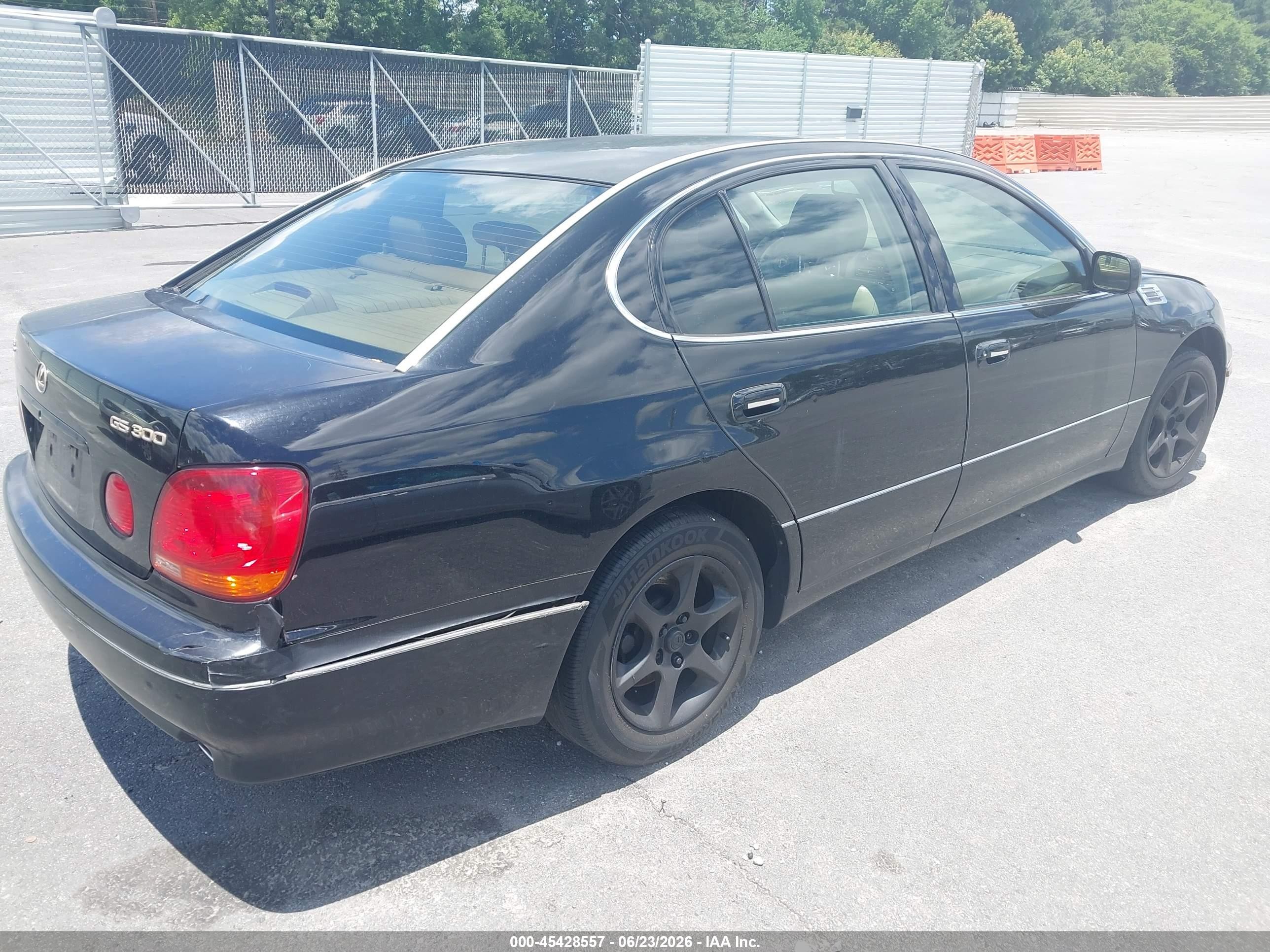 2001 Lexus Gs 300   Black vin: JT8BD69S610140834