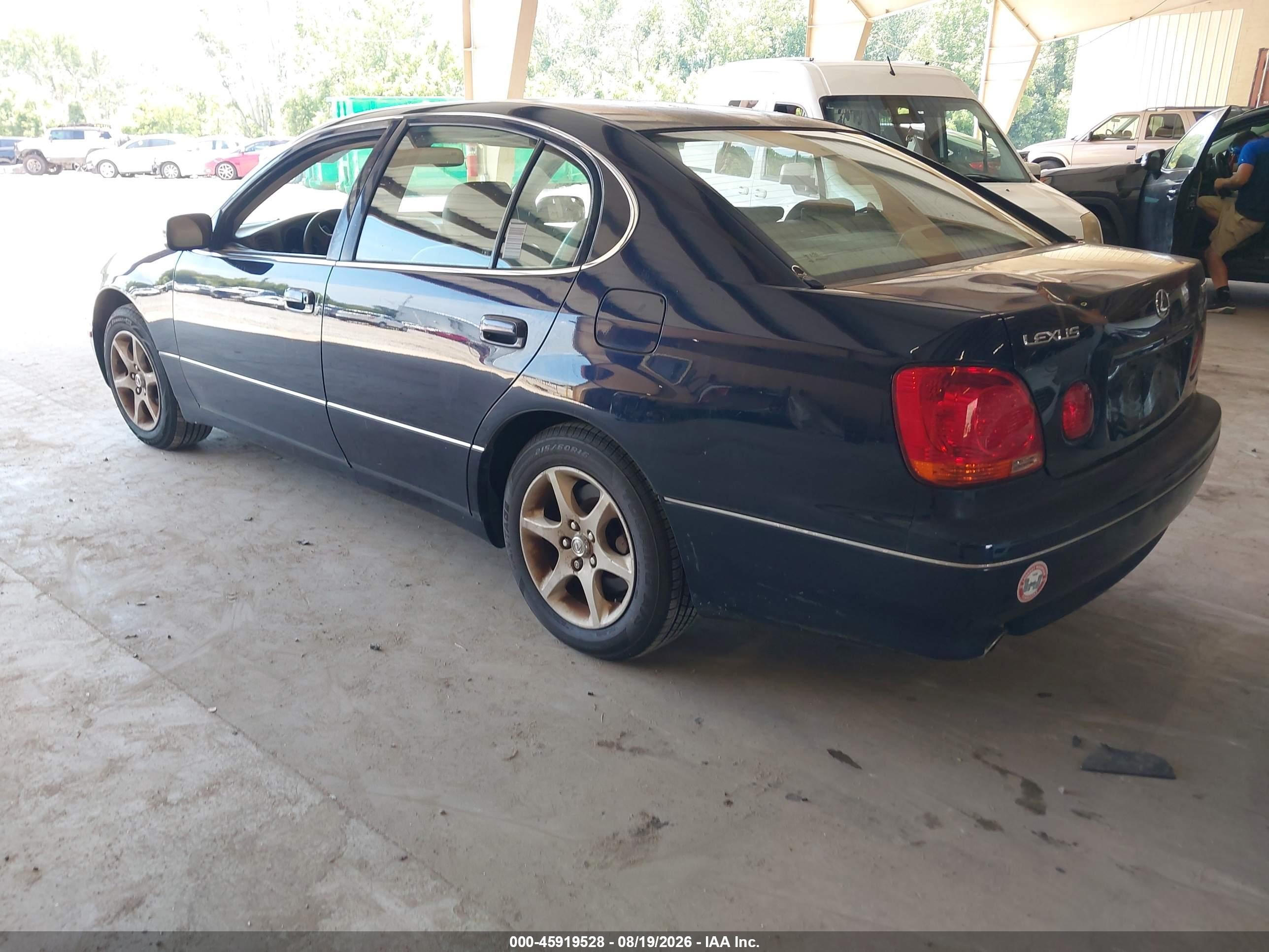 2001 Lexus Gs 300   Black vin: JT8BD69S610144723