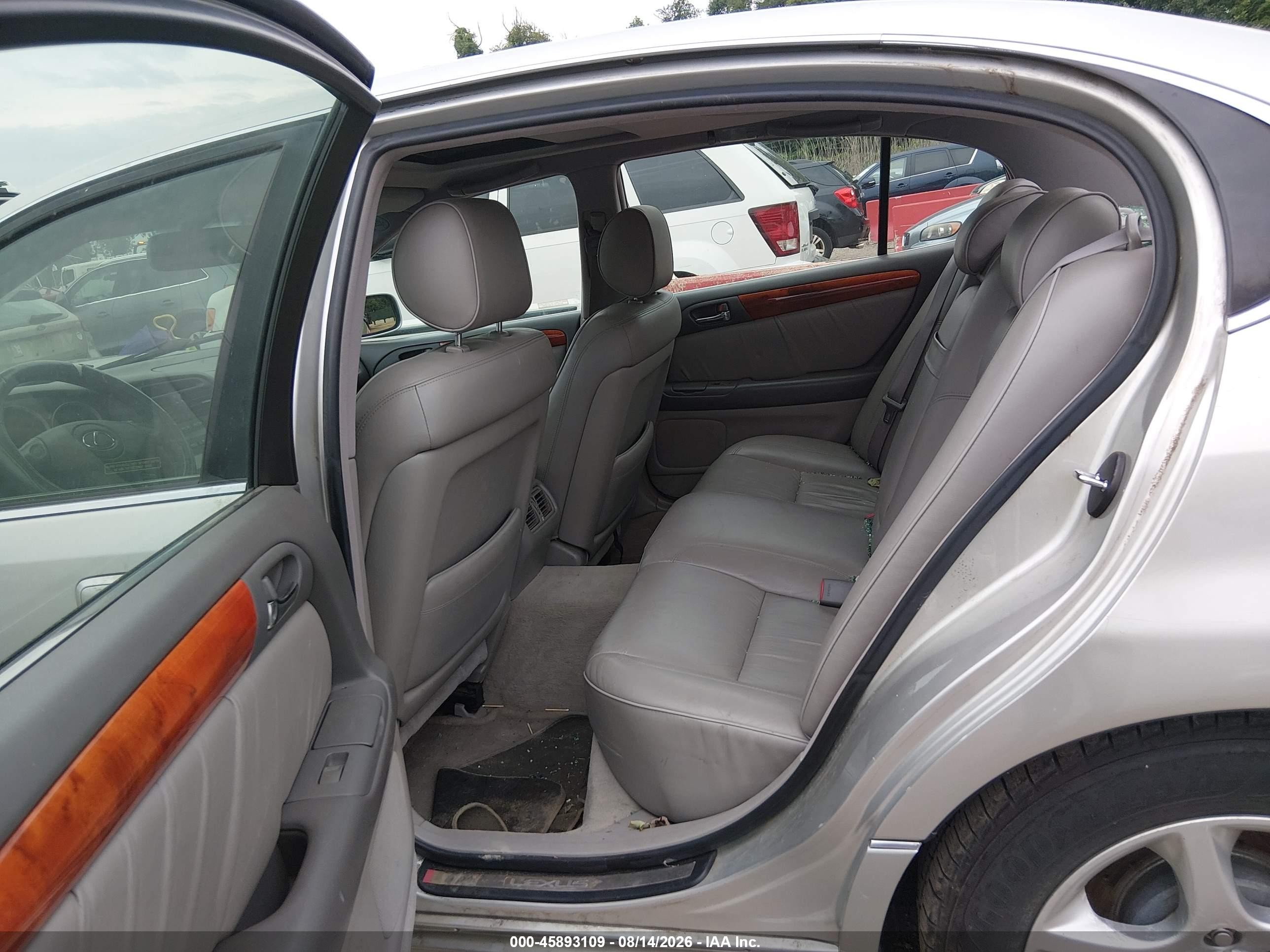 2002 Lexus Gs 300   Silver vin: JT8BD69S620155545